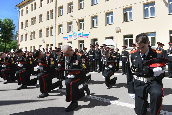 Последний звонок в Московском президентском кадетском училище имени М.А. Шолохова, 1 часть