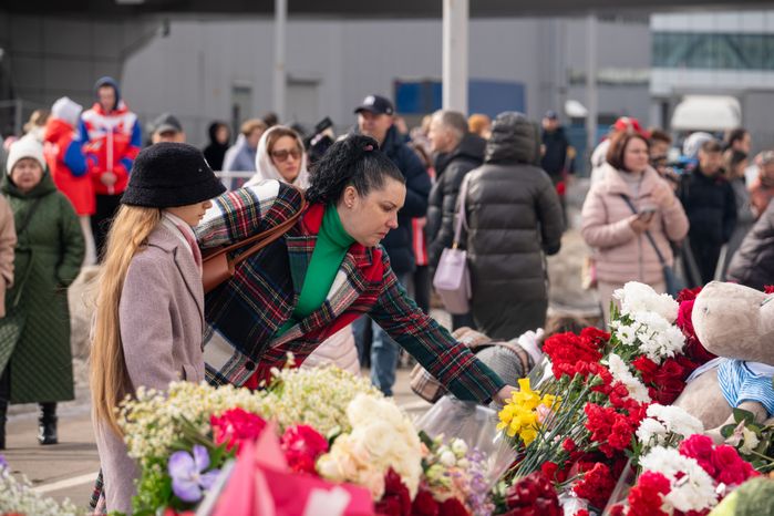 Мемориал памяти погибших в «Крокус Сити Холле» в Красногорске