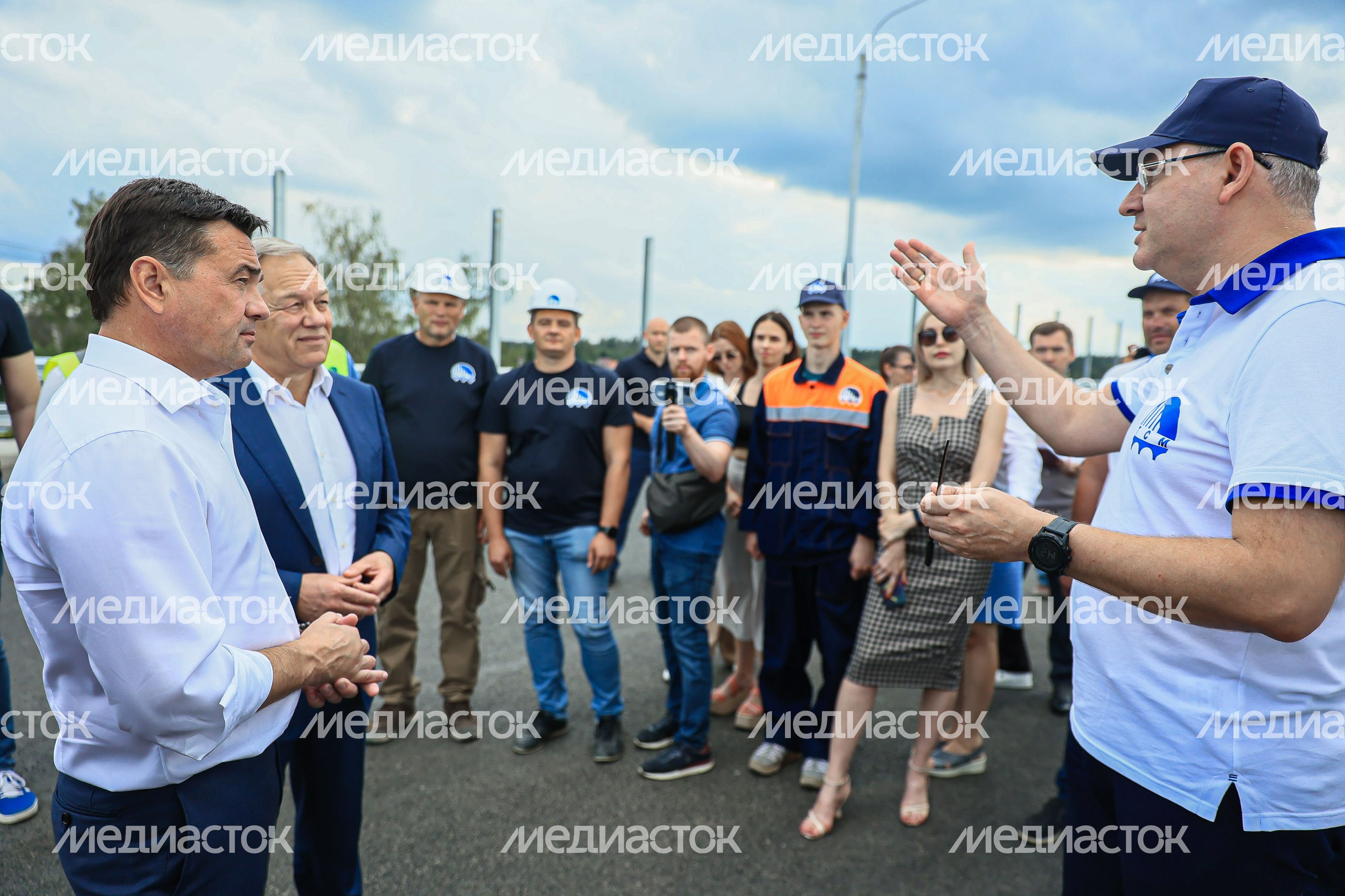 Проверка хода строительства подмосковного участка М-12 «Москва-Казань» Губернатором Подмосковья