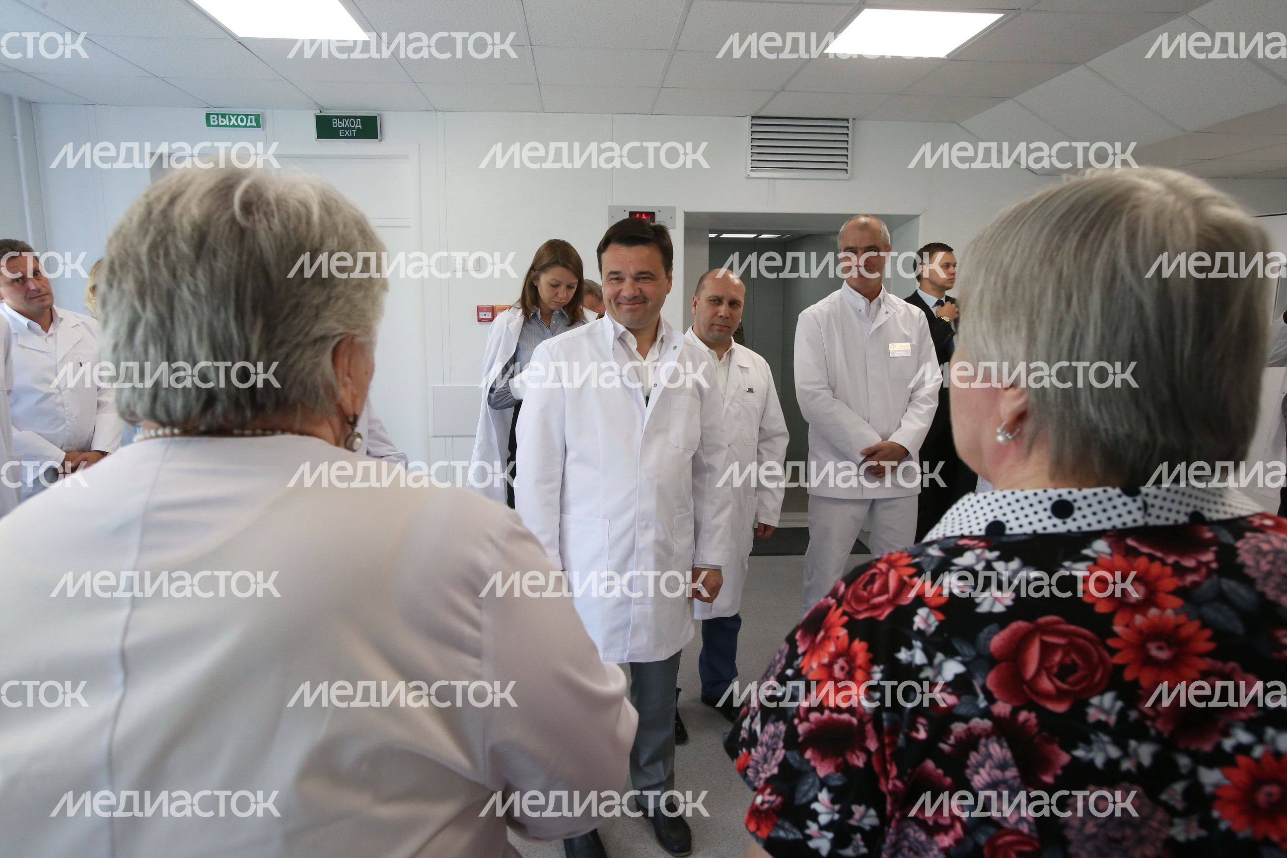 Губернатор посетил больницу города Королёв во время официального визита