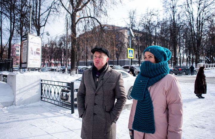 Зимние виды города Жуковский