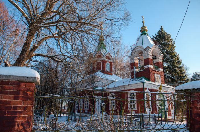 Зимние виды города Калязин