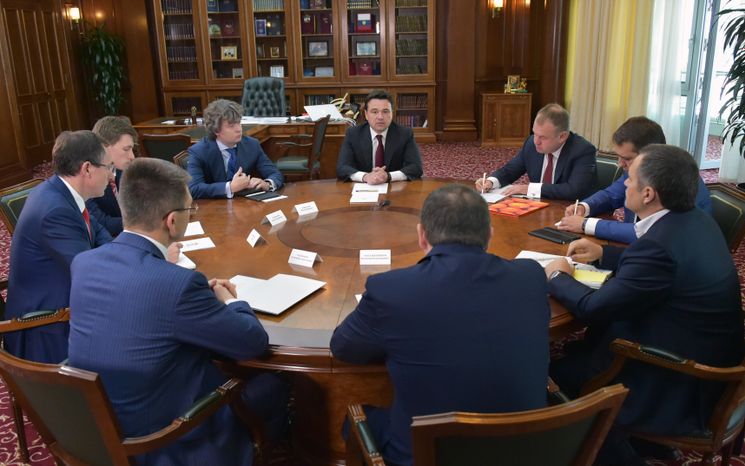 А. Воробьев провел совещание с руководителями торговых сетей