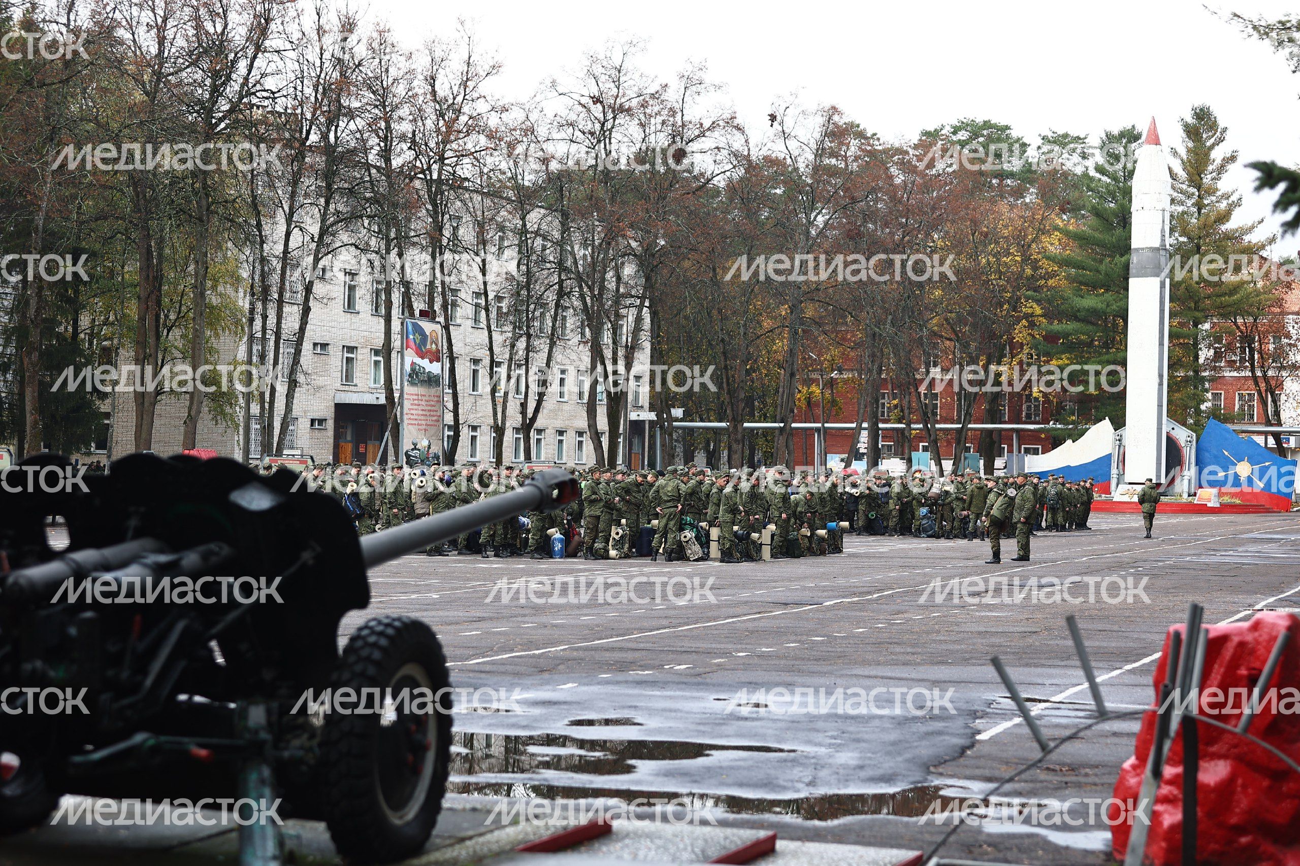 Посещение мобилизационного пункта в Серпухове Губернатором Подмосковья