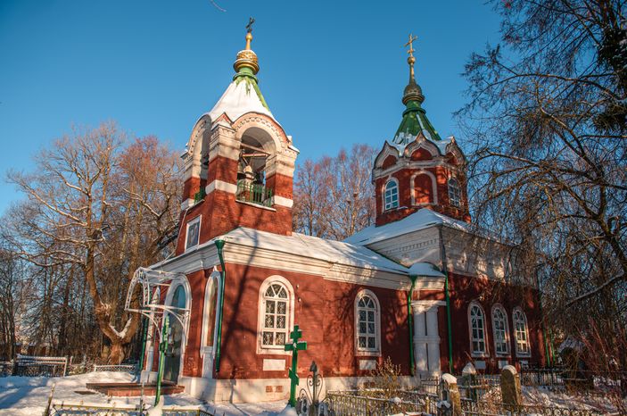 Зимние виды города Калязин