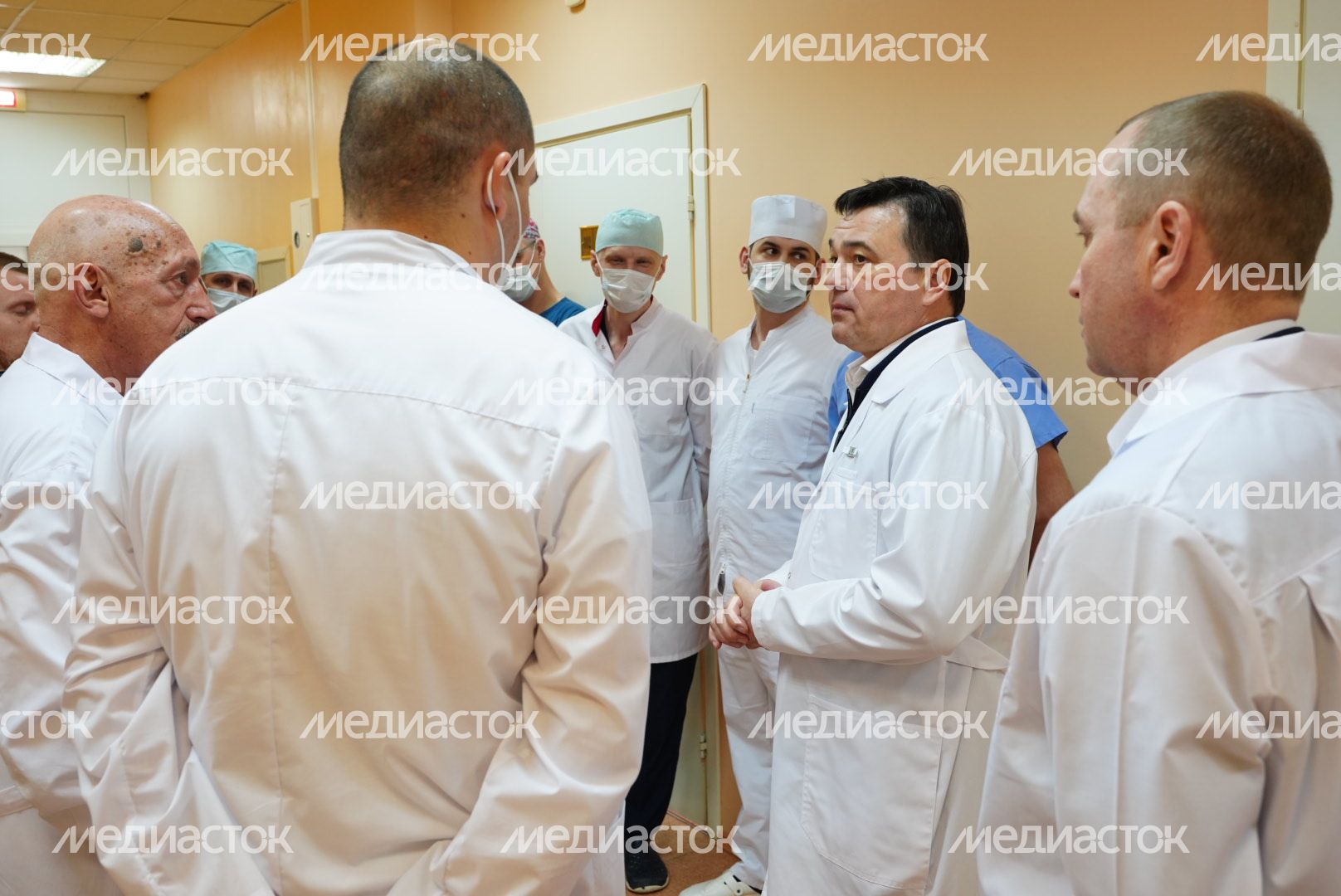 Посещение Губернатором Подмосковья Воскресенской областной больницы