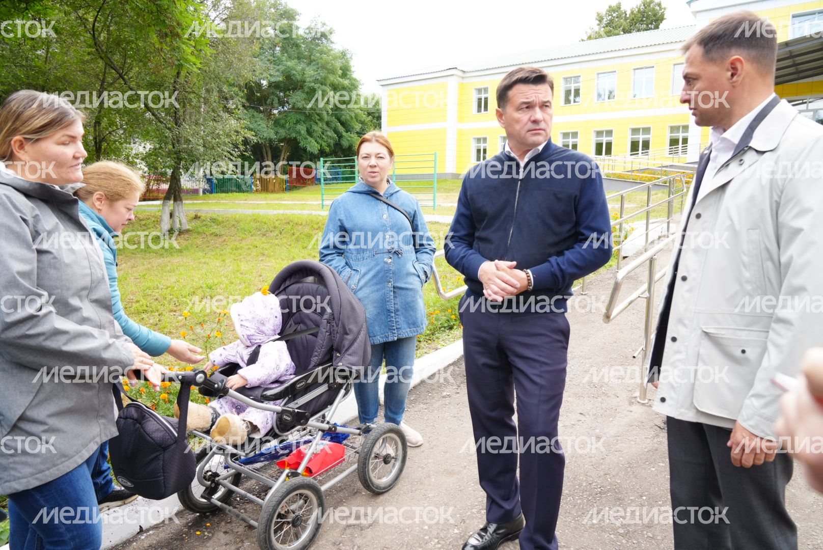 Проверка работы школы №3 в Кашире Губернатором Подмосковья