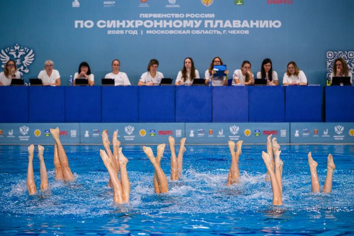 Первенство России по синхронному плаванию среди юношей и девушек в Чехове