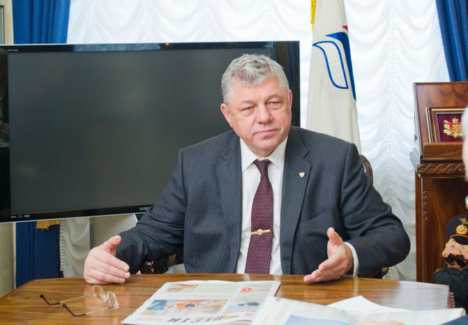 Глава Ногинского района Владимир Лаптев