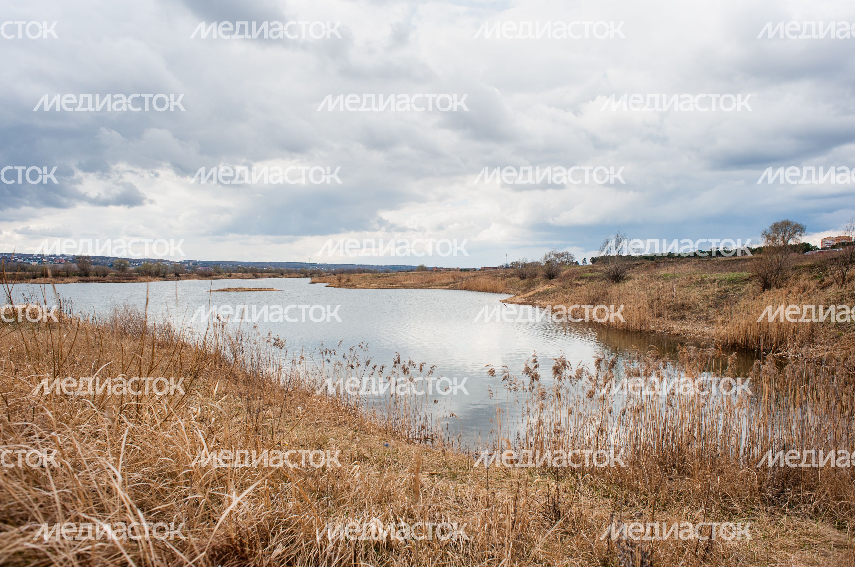 Весенние виды города Озёры