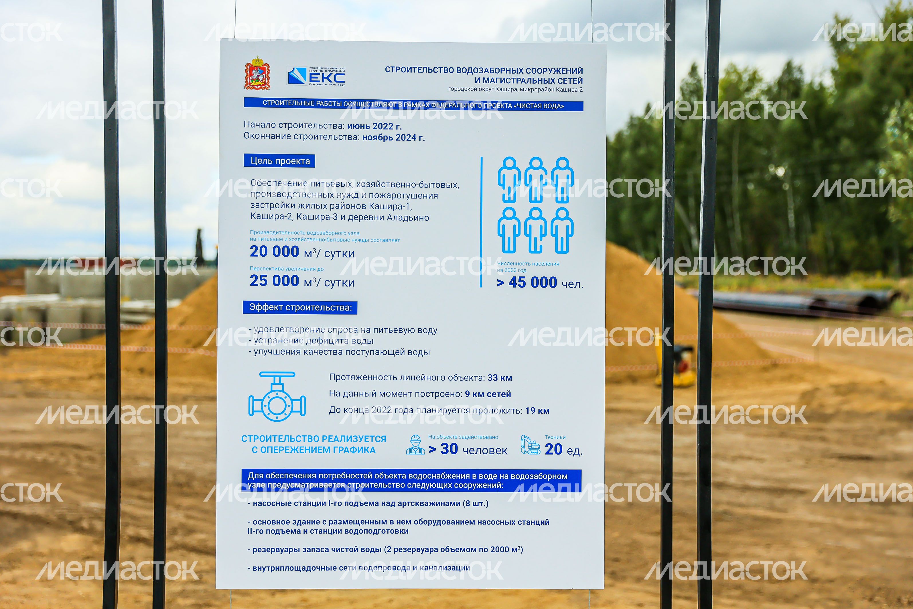 Итоги и планы реализации президентской программы «Чистая вода» в Кашире доложили Губернатору Подмосковья
