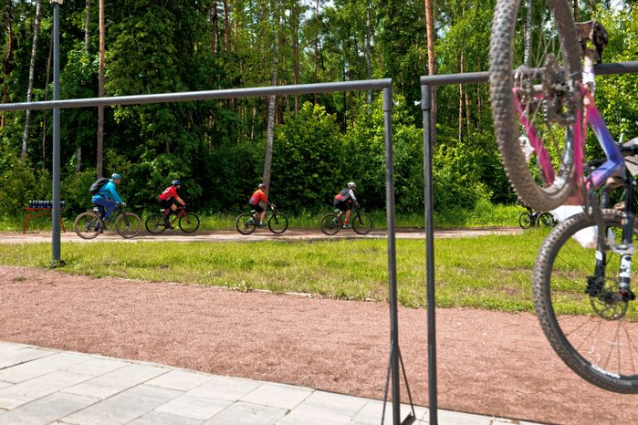 Первый велозаезд серии Gran Fondo Gravel Race в парке Малевича Одинцовского округа