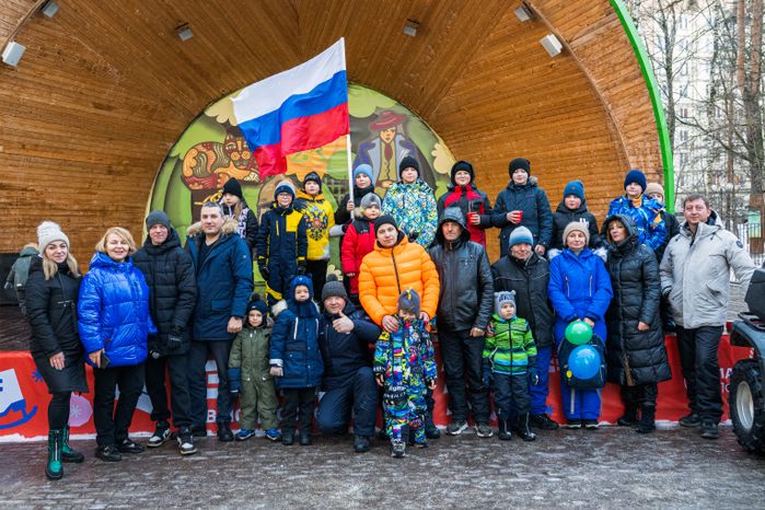 Спортивное мероприятие «Зимние рекорды» в детском городке «Сказочный»