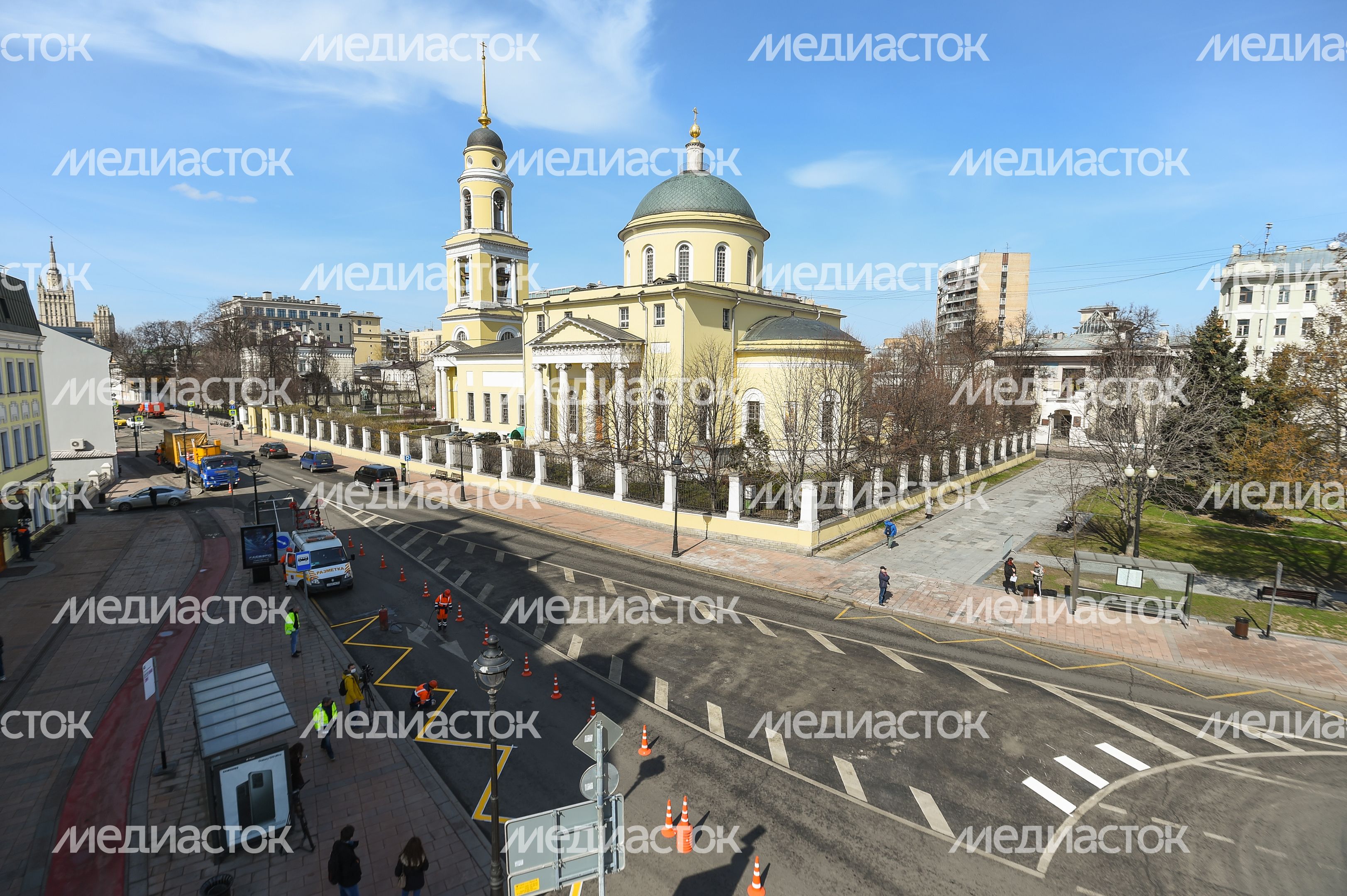 Нанесение дорожной разметки в Москве Нанесение дорожной разметки в Москве