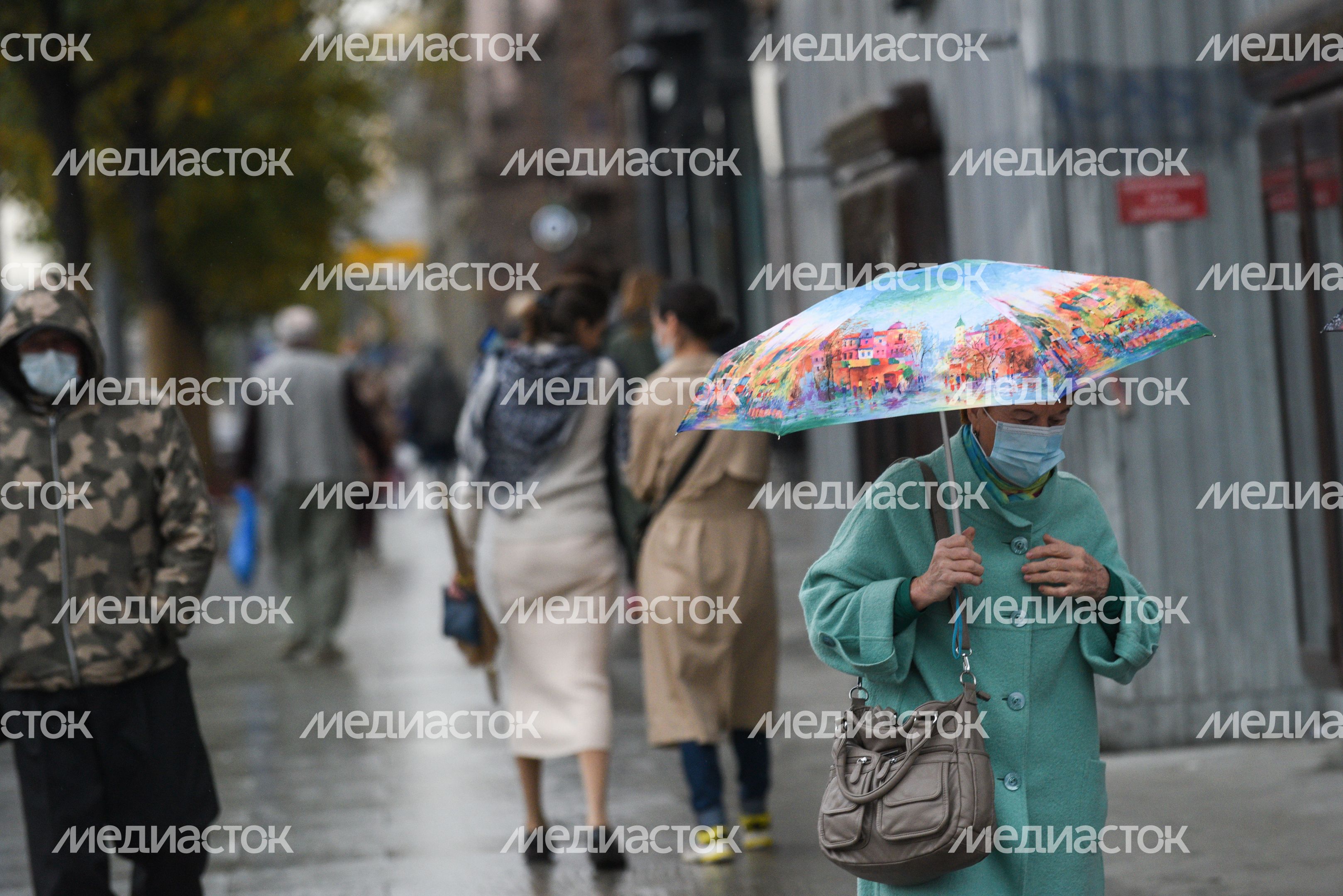 Дождливая погода в Москве