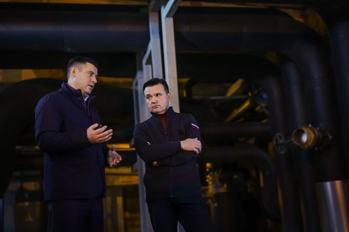 Андрей Воробьев посетил котельную в подольском микрорайоне Климовск