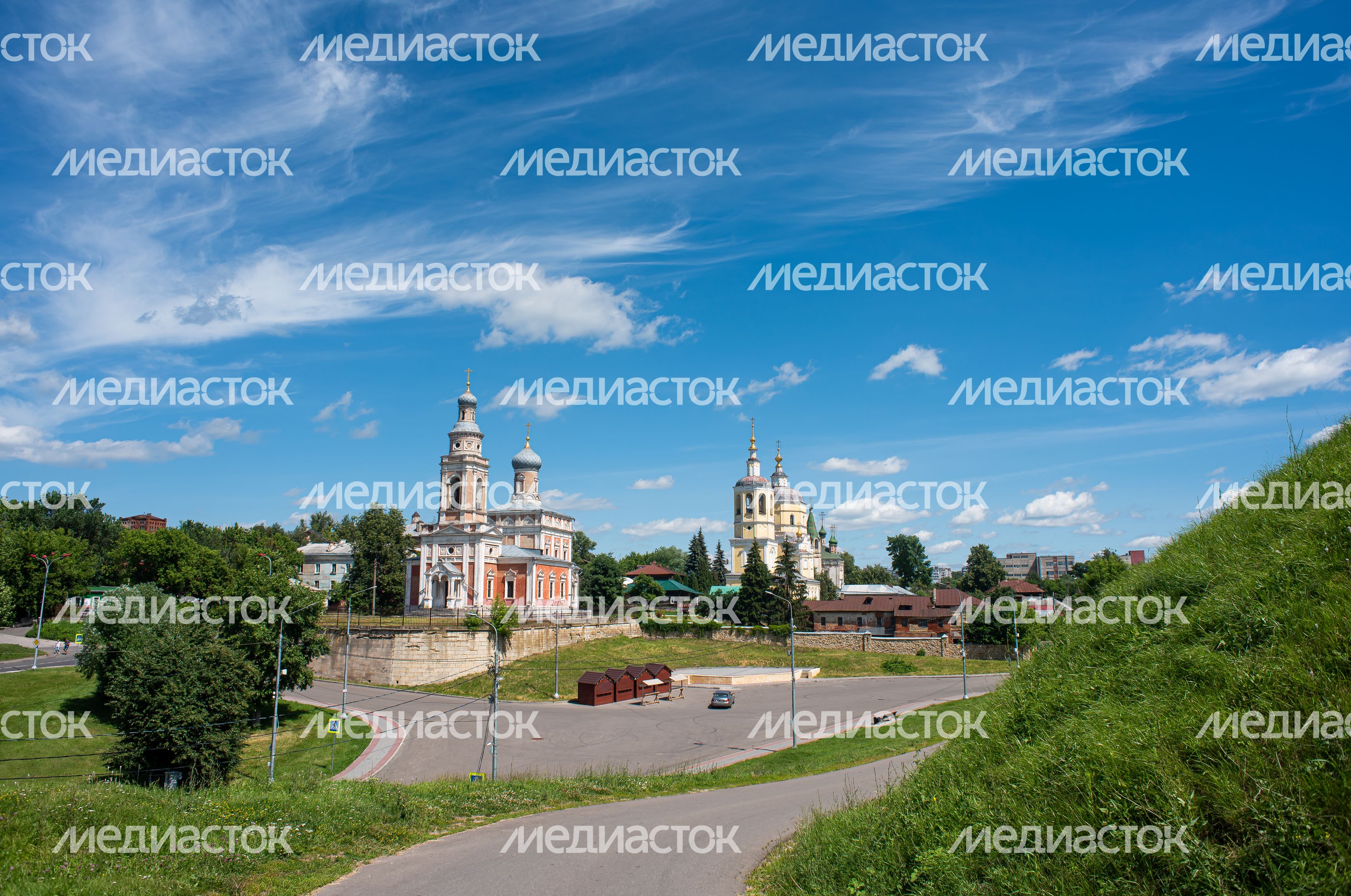 Летние виды города Серпухов