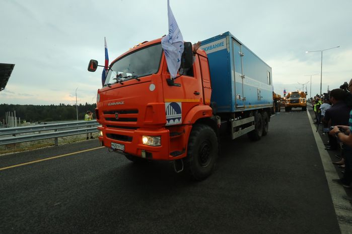 Церемония открытия участка скоростной автодороги М-11 «Москва – Санкт-Петербург»