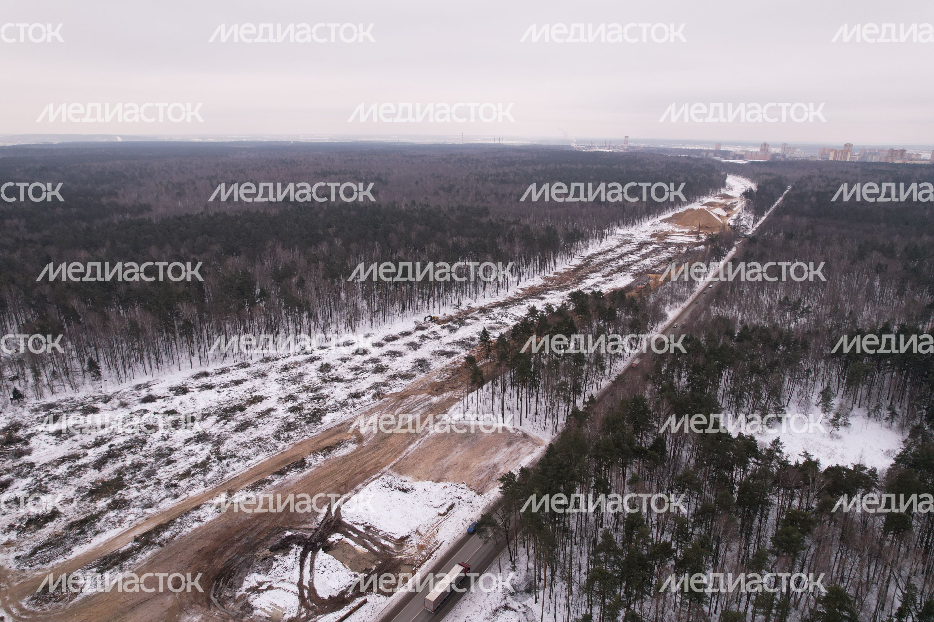 Проверка хода строительства Южно-Лыткаринской автодороги (ЮЛА) Губернатором Подмосковья
