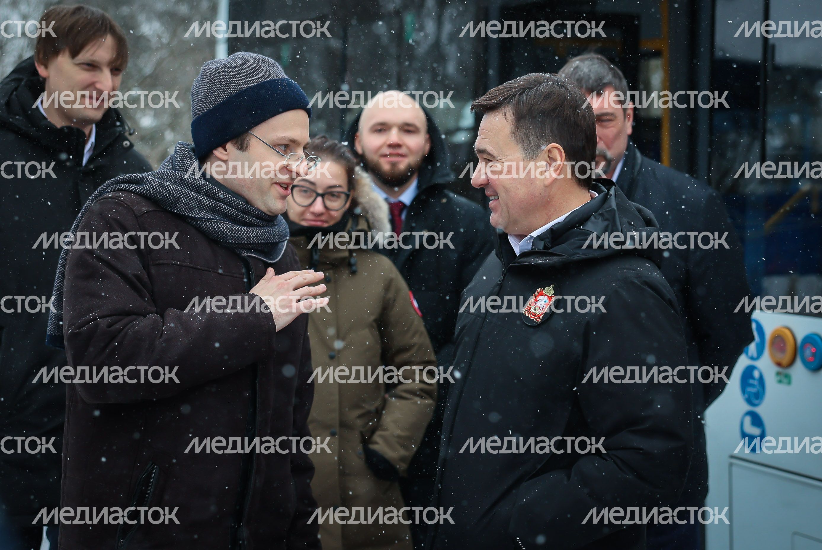 Андрей Воробьев посетил подразделение "Мострансавто" в Истре