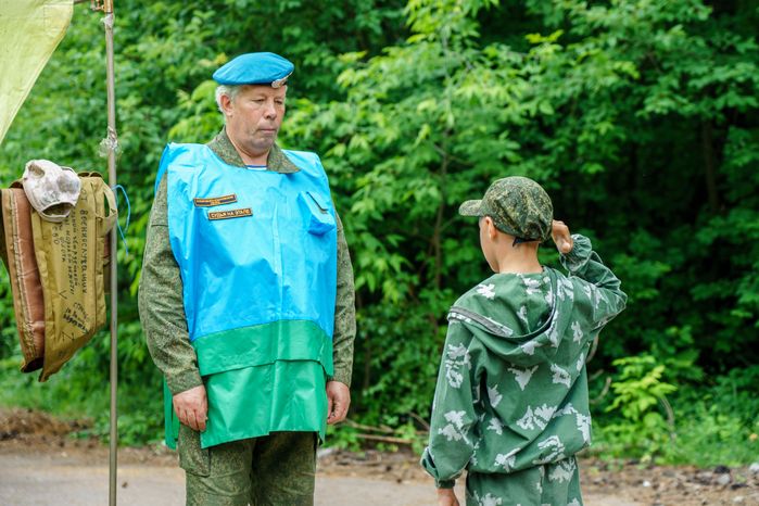 Межрегиональные соревнования воспитанников военно-патриотических клубов «Суворовские сборы» в Раменском