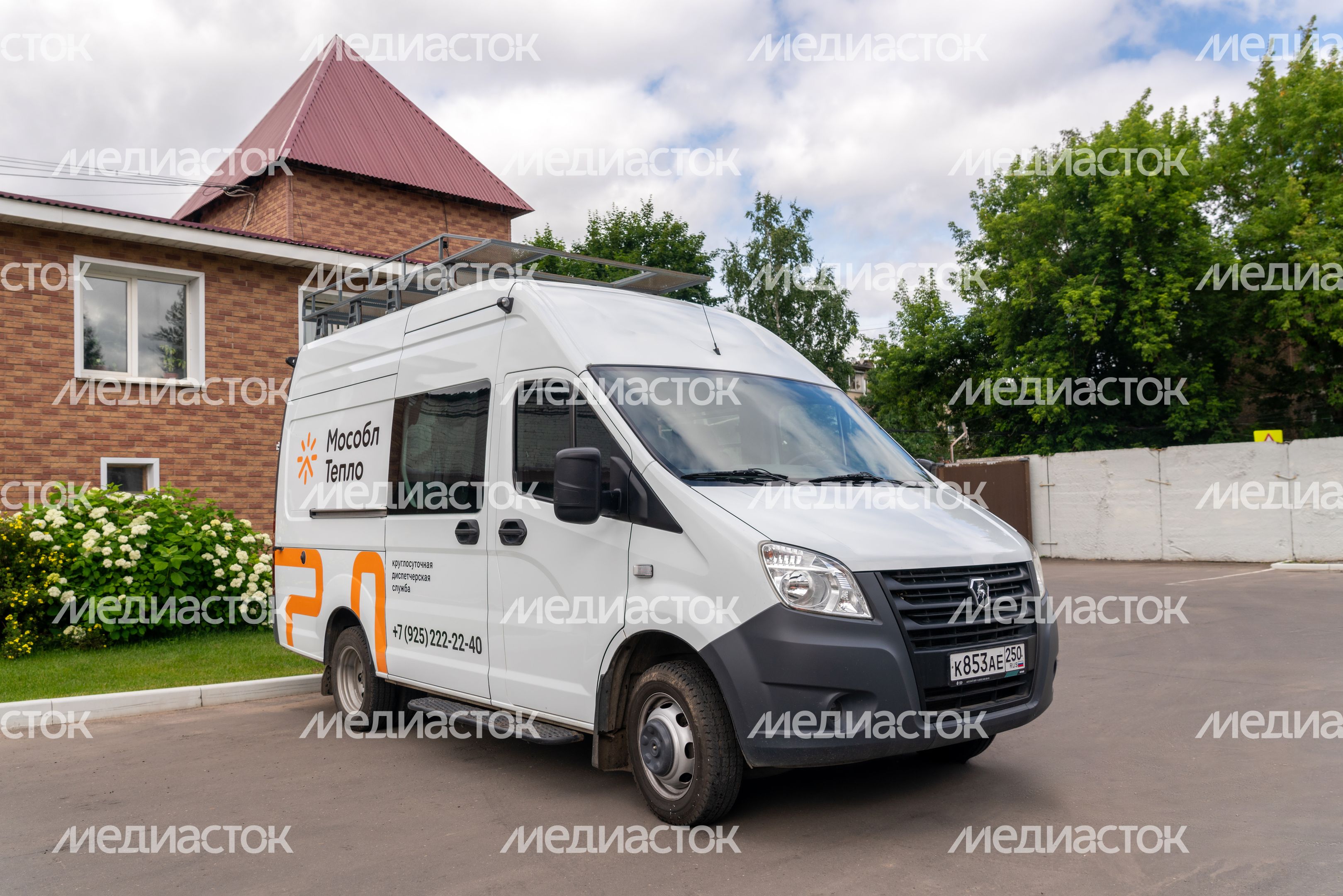 Коммунальная техника ресурсоснабжающей организации «Мособлтепло» в Рузе
