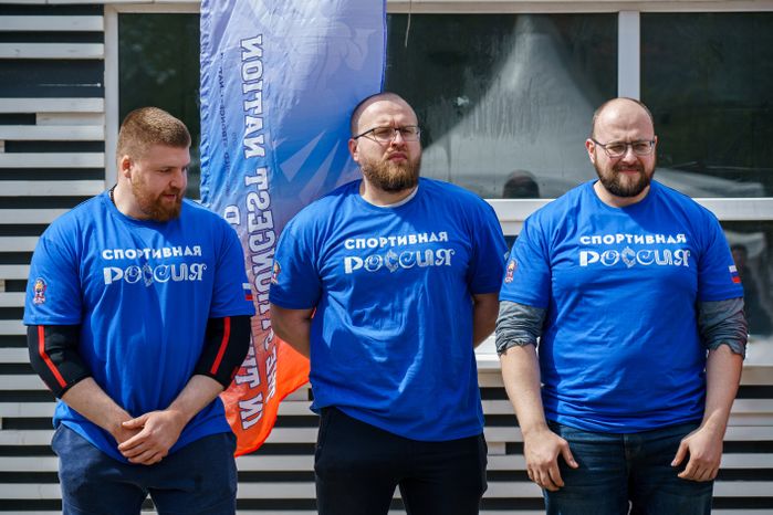 Богатыри на международной выставке-форуме "Россия"