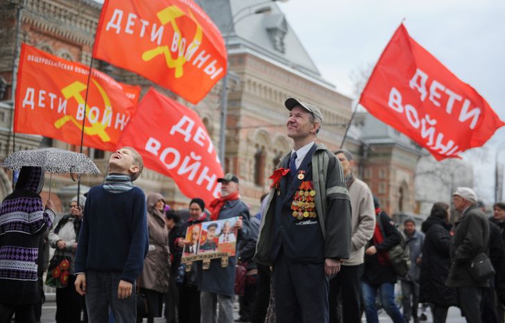 Первомайская демонстрация в Москве