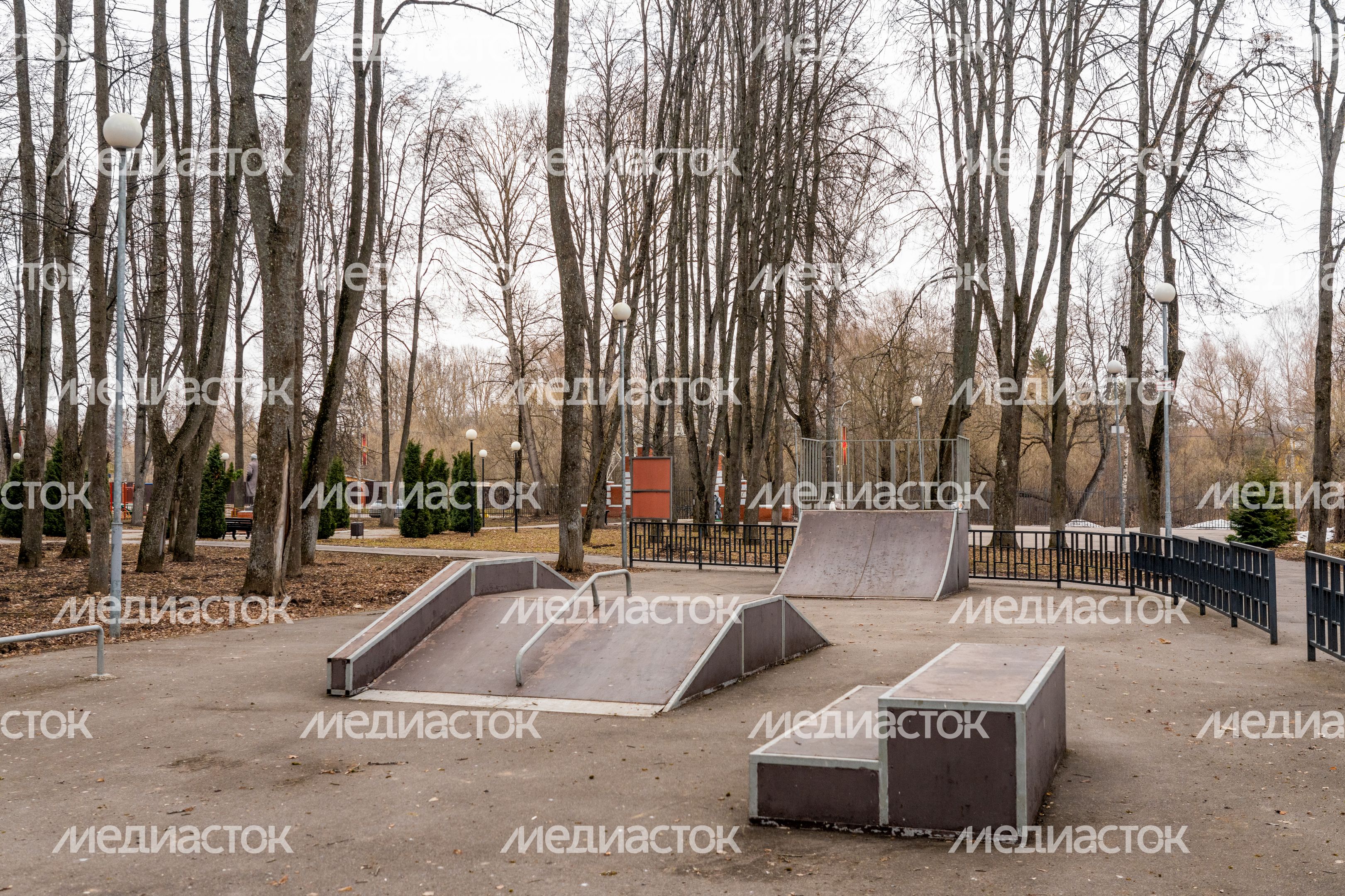 Центральный парк в селе Осташево Волоколамского округа Центральный парк в селе Осташево Волоколамского округа