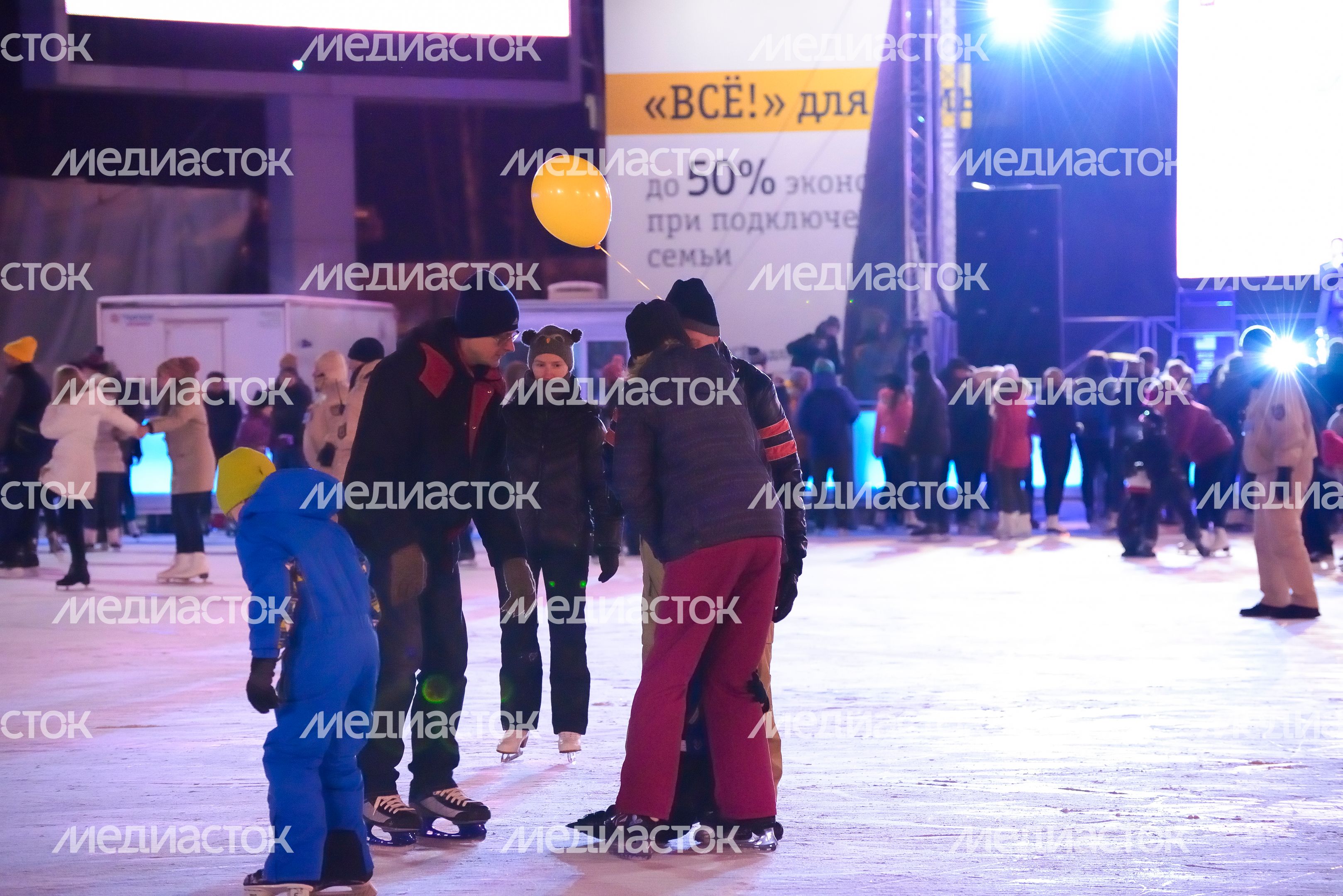 Открытие зимнего сезона в парке Сокольники