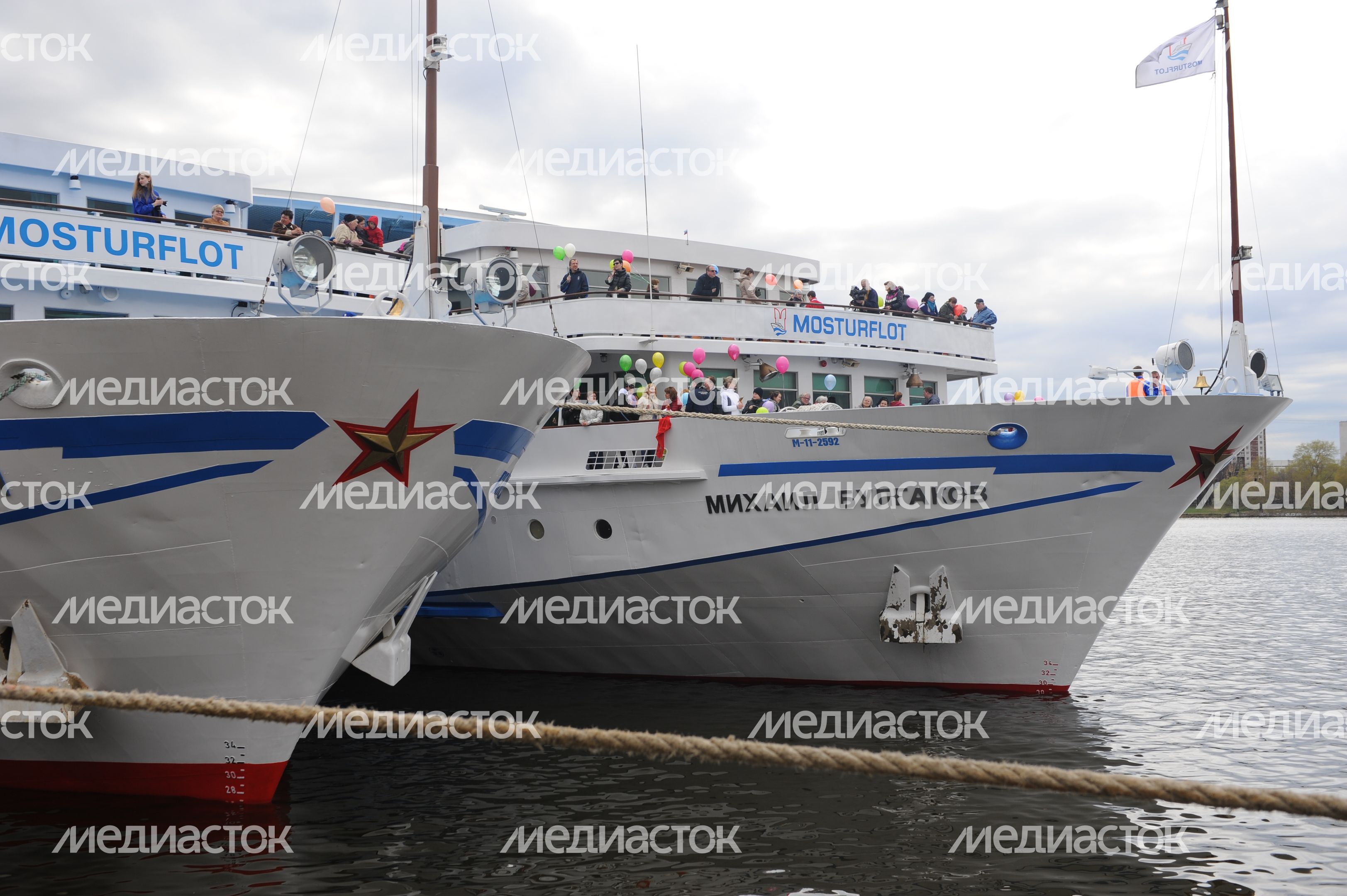 Открытие сезона большой речной навигации на Москве-реке