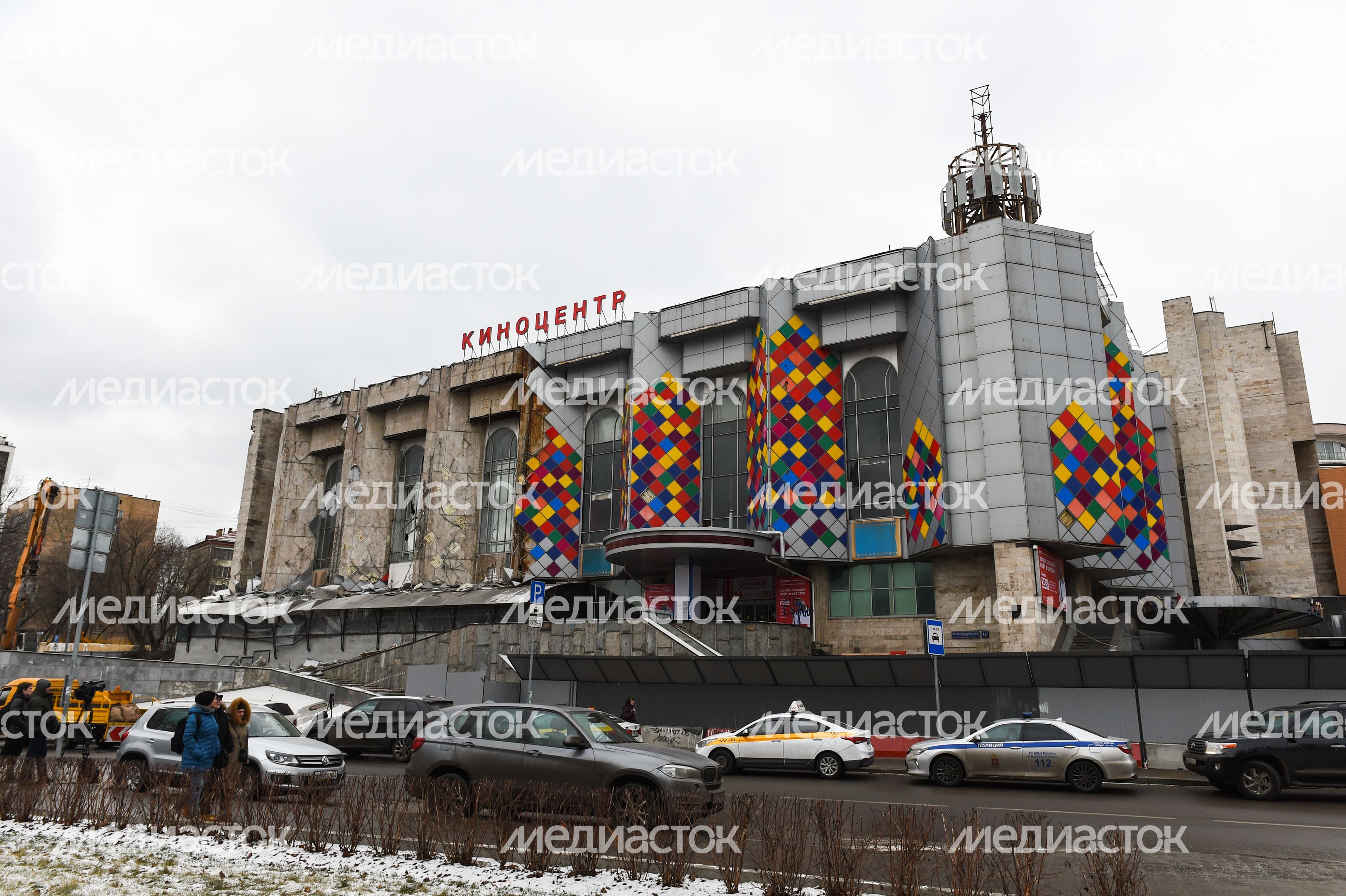 Снос кинотеатра «Соловей» в Москве