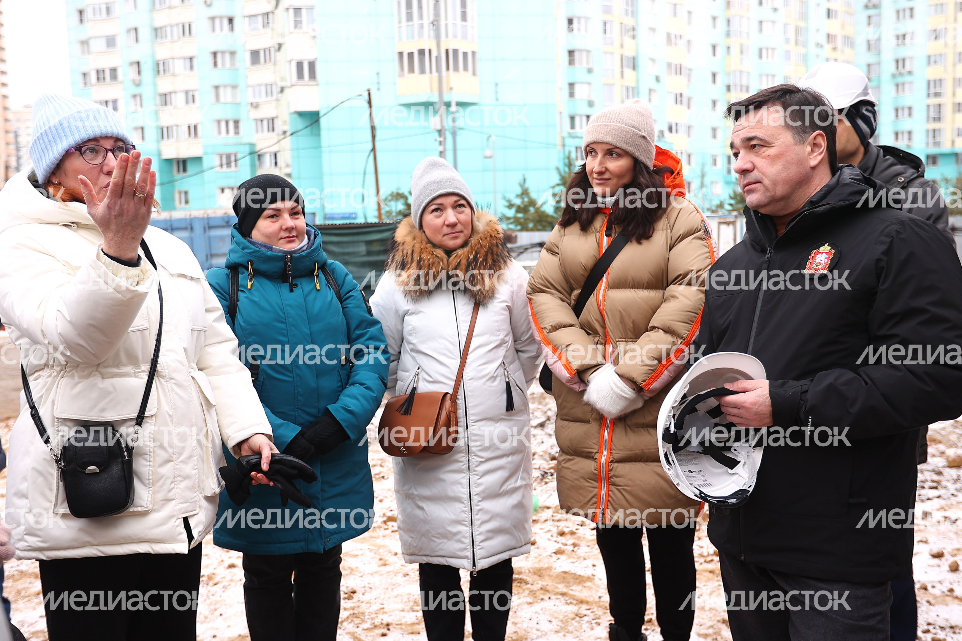 Проверка губернатором образовательного комлекса в Красногорске​