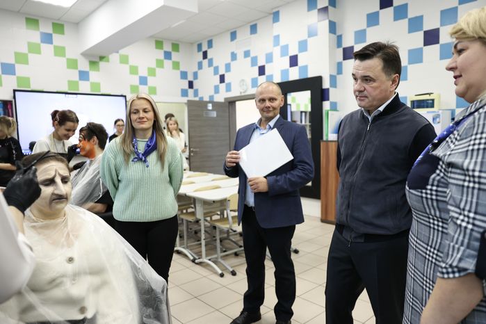 Андрей Воробьев посетил образовательный центр "Созвездие"