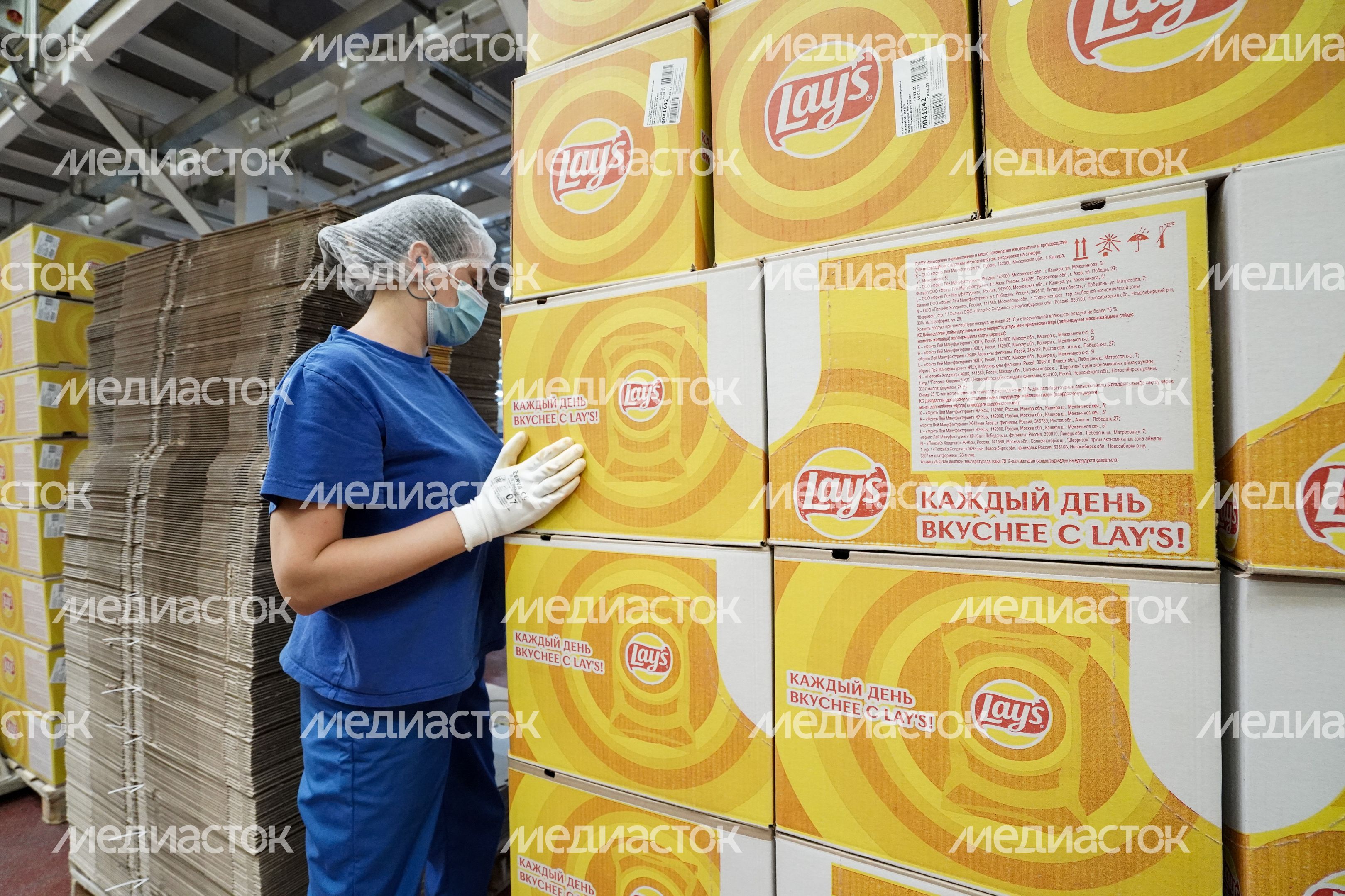 Производство чипсов Lay’s на заводе PepsiCo в Кашире Производство чипсов Lay’s на заводе PepsiCo в Кашире