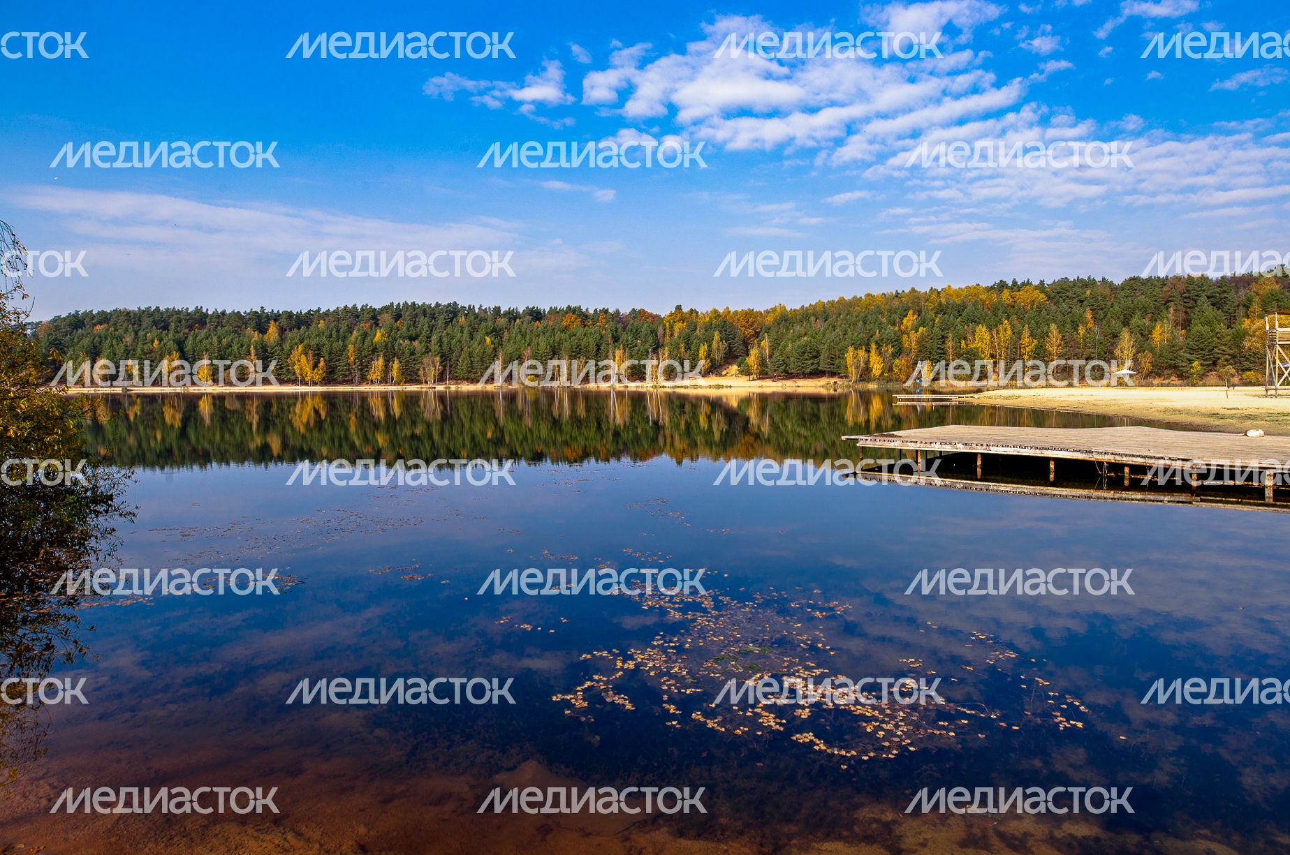 Осенние виды Волкушинского карьера