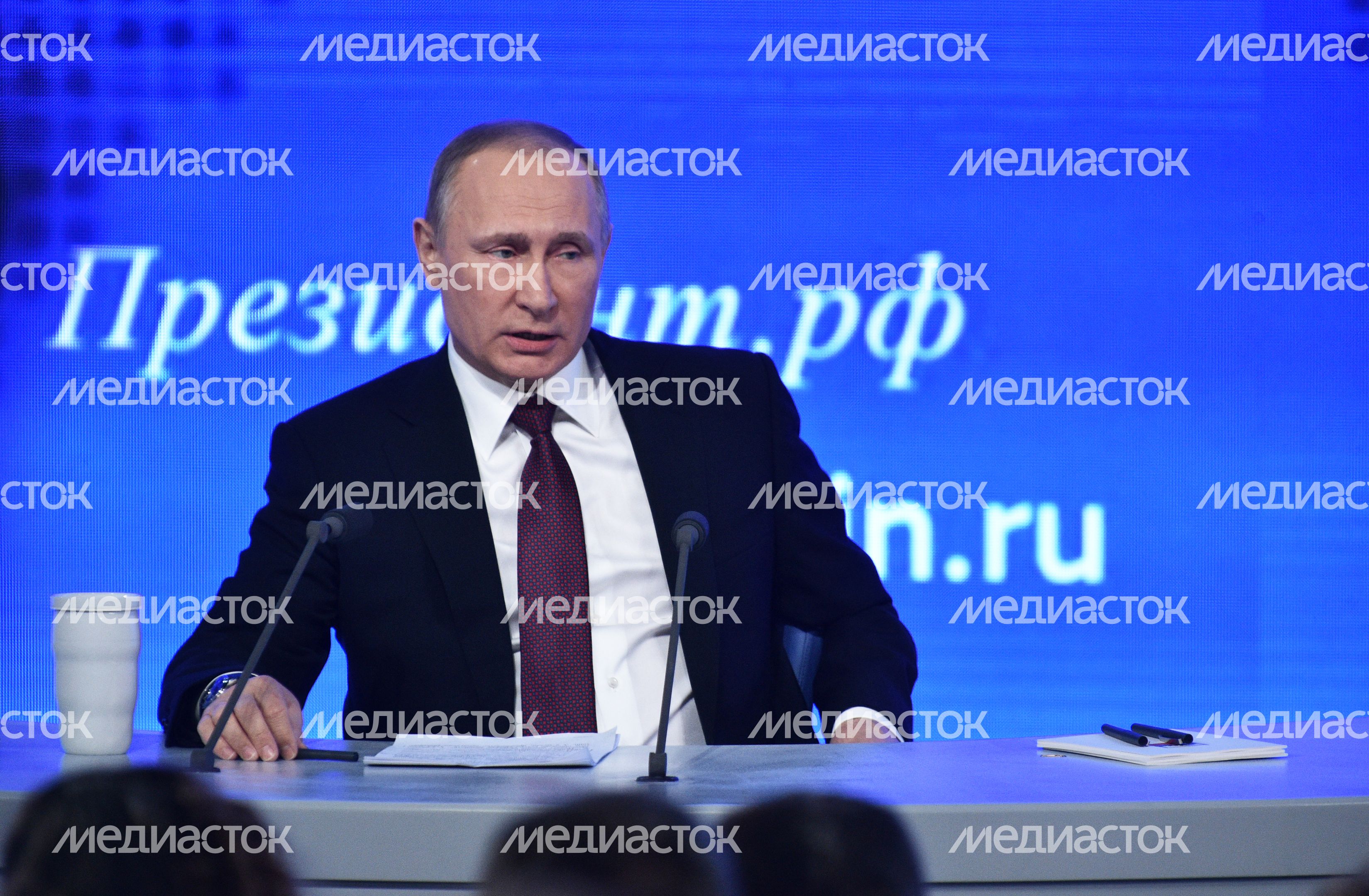 Пресс-конференция Владимира Путина