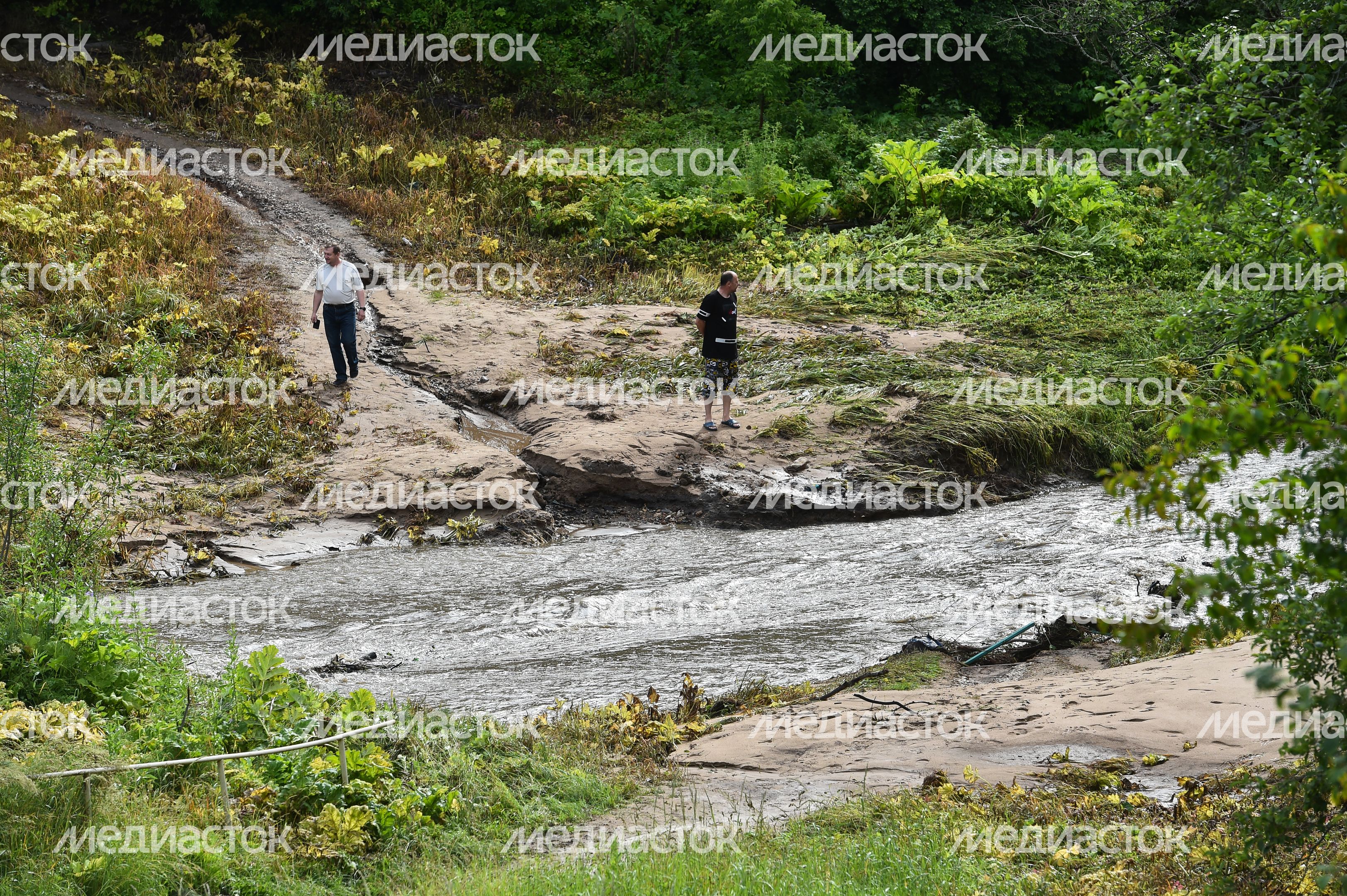 Последствия прорыва дамбы в Рузе Последствия прорыва дамбы в Рузе