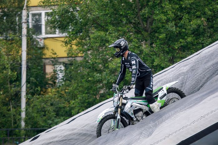 Шоу команды мотофристайла FMX13 в Лобне