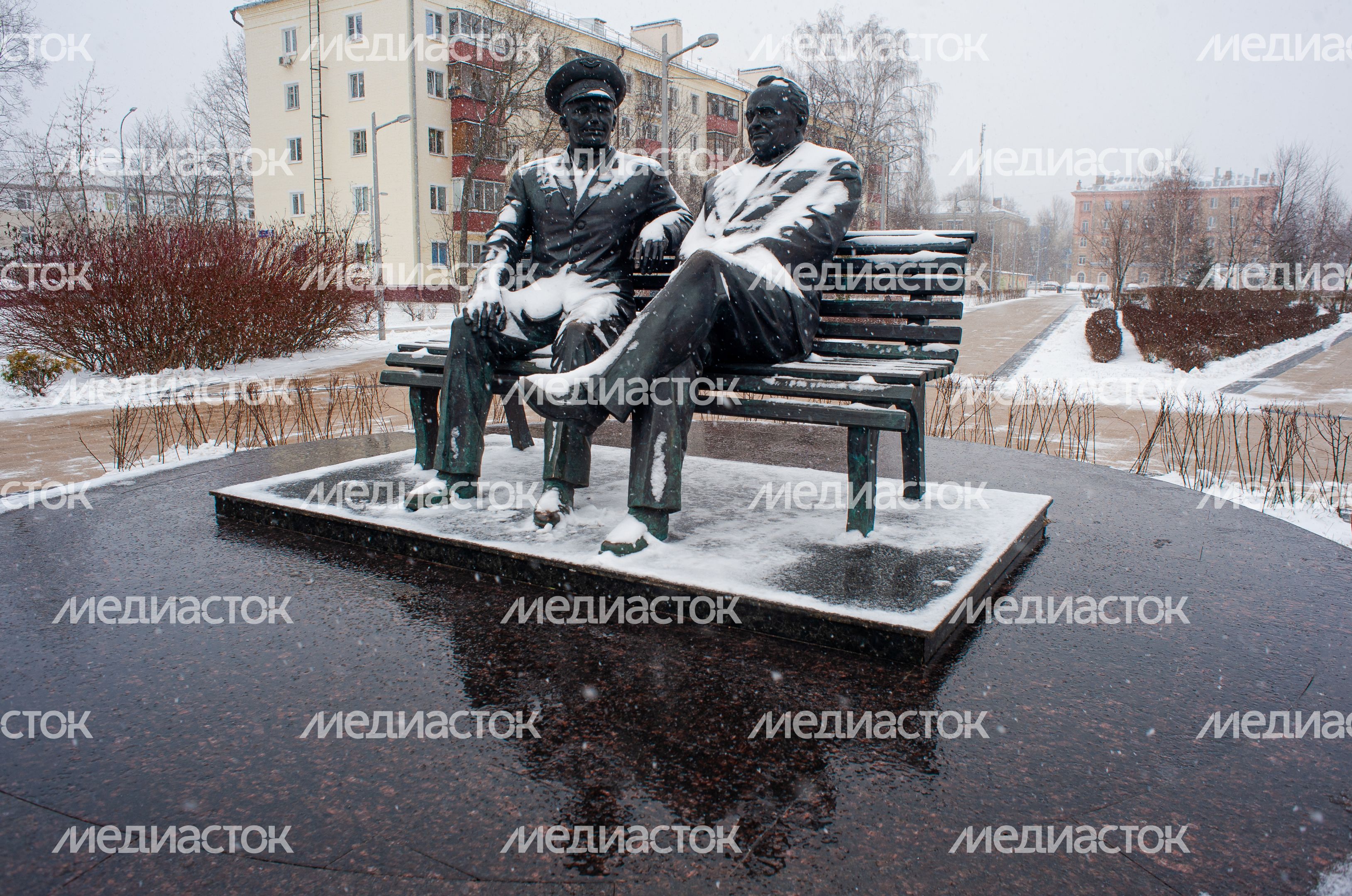 Зимние виды города Королёв