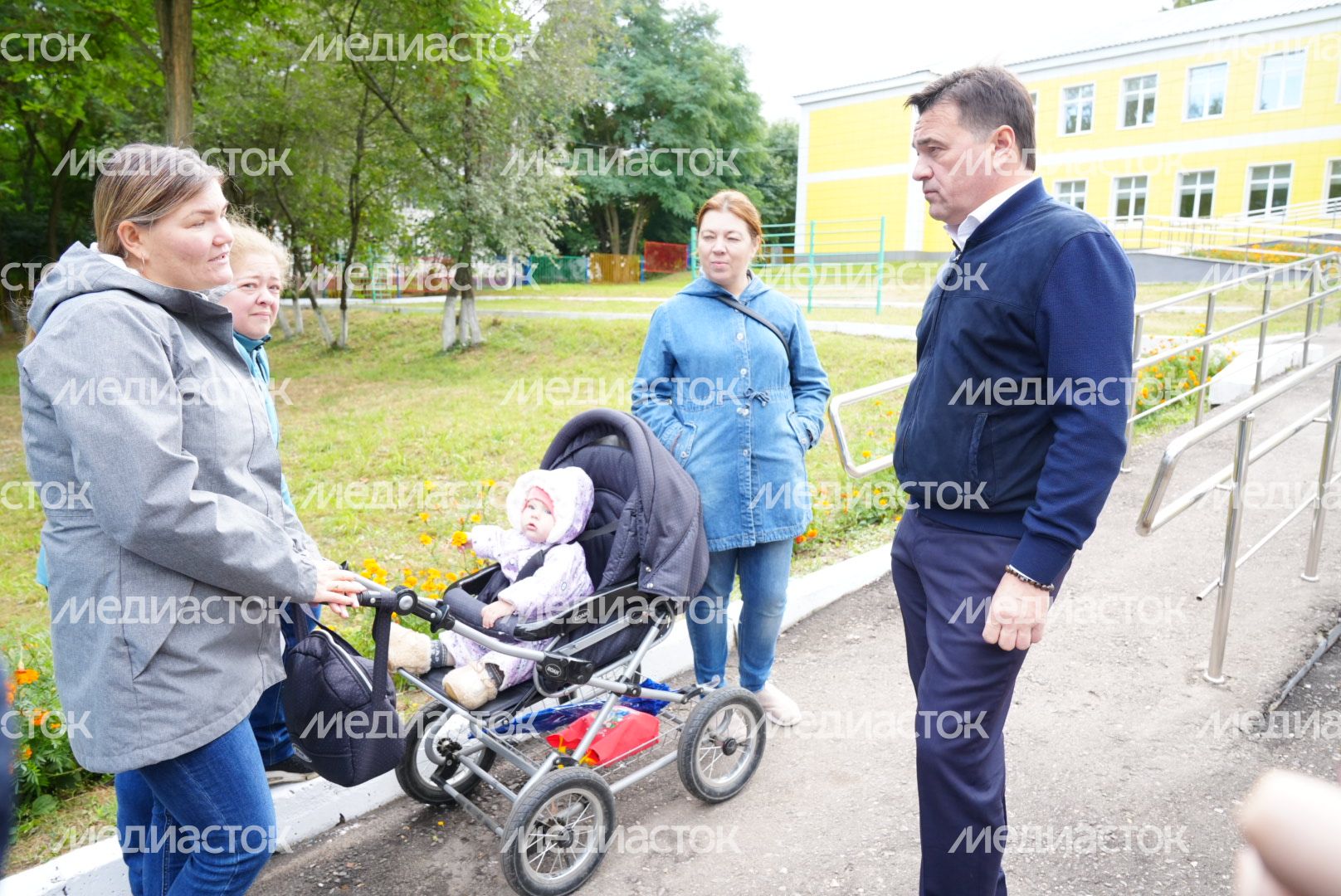 Проверка работы школы №3 в Кашире Губернатором Подмосковья