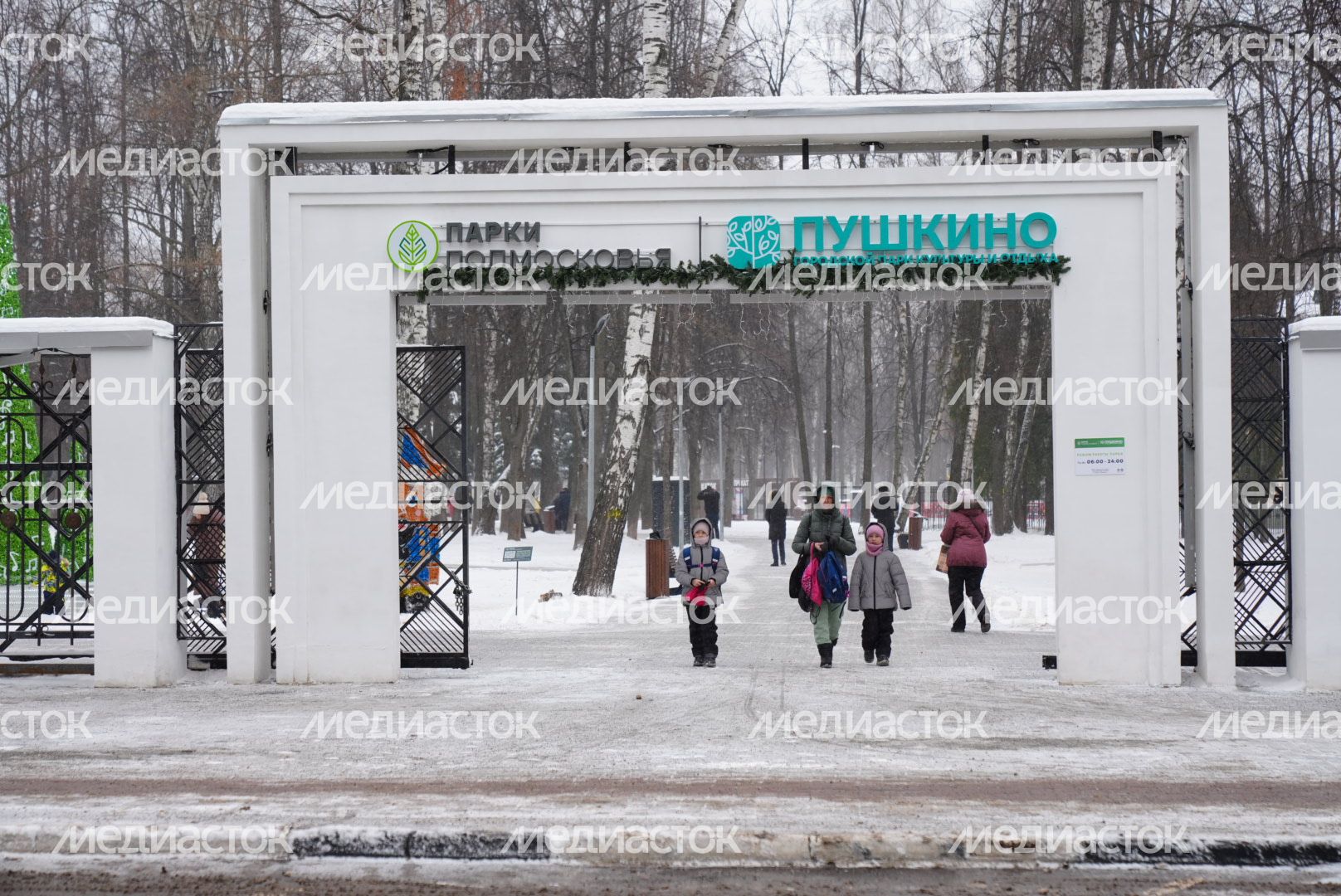 Проверка Губернатором Центрального парка культуры и отдыха в Пушкино