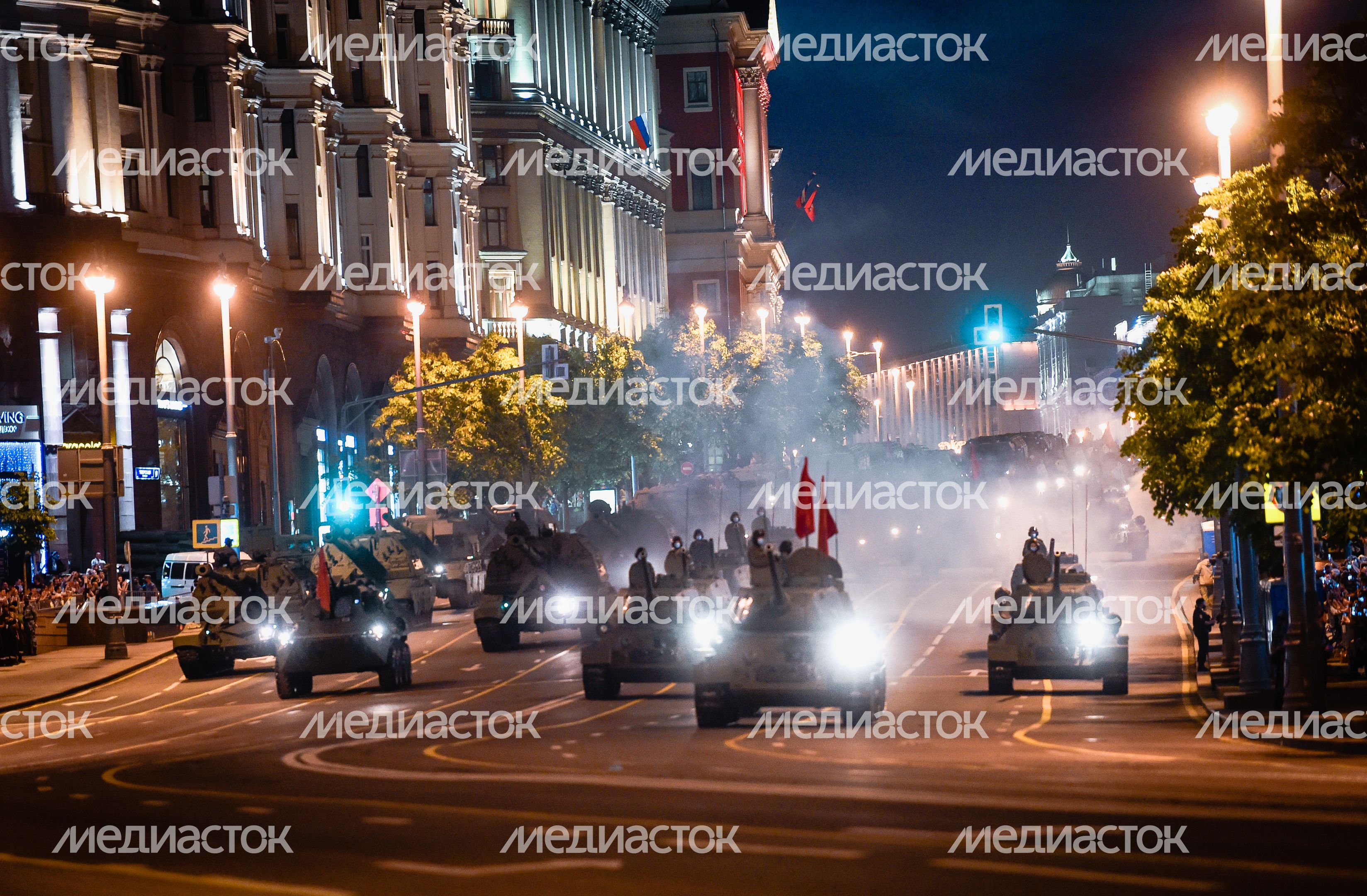 Вторая репетиция парада Победы в Москве