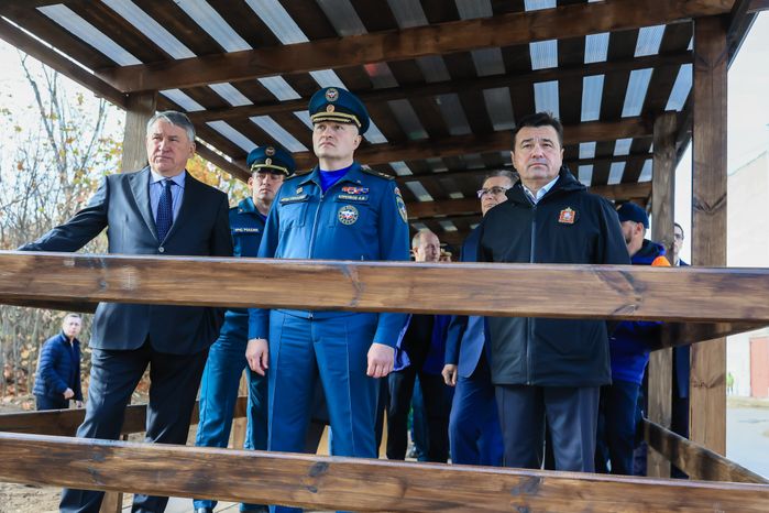Открытие Всероссийской тренировки по гражданской обороне с участием Андрея Воробьева
