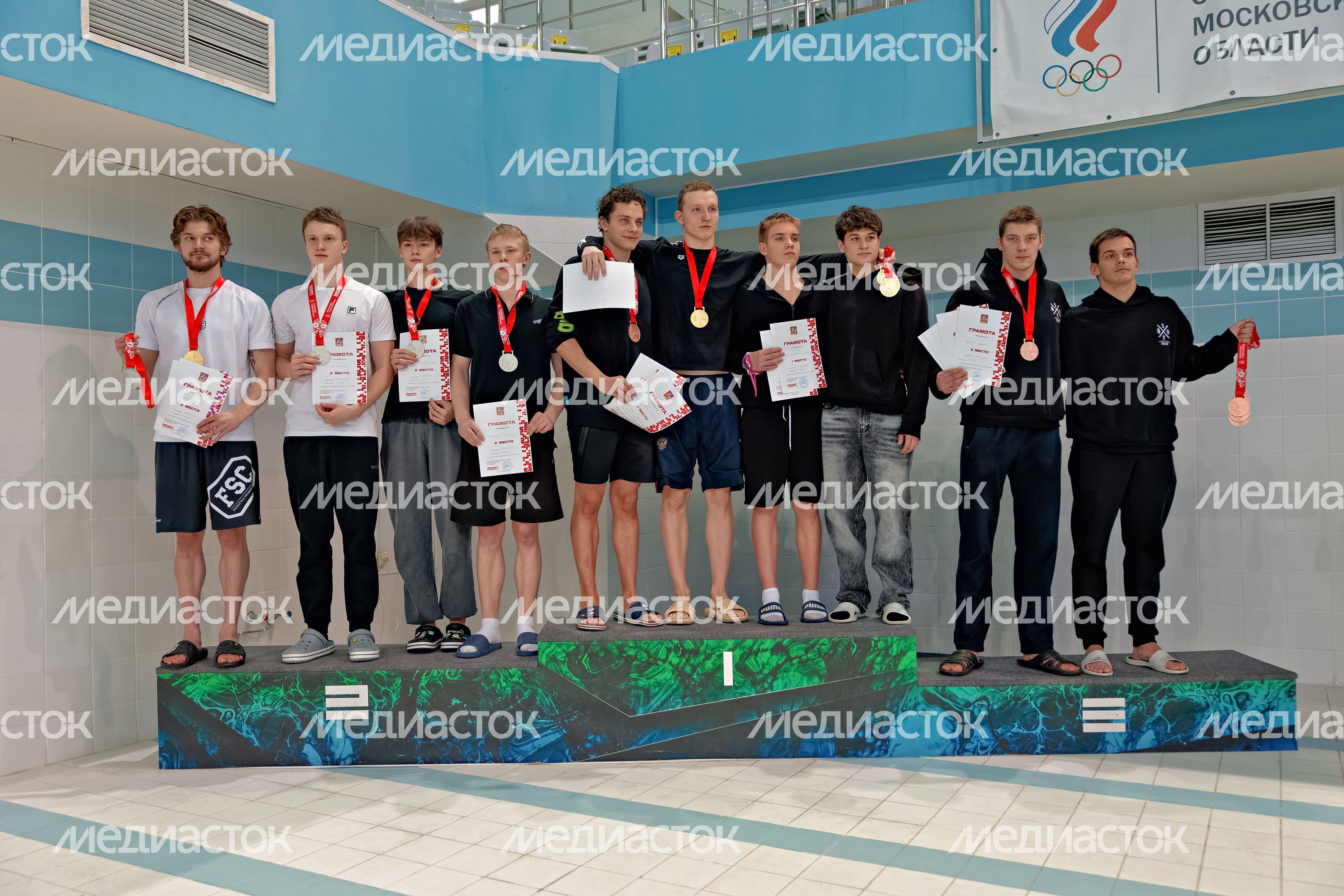 Награждение победителей Чемпионата Московской области по плаванию в Рузе Награждение победителей Чемпионата Московской области по плаванию в Рузе