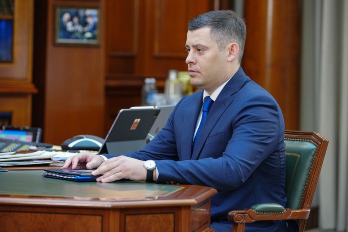 Андрей Воробьев обсудил с главой г.о. Подольск приоритетные задачи муниципалитета