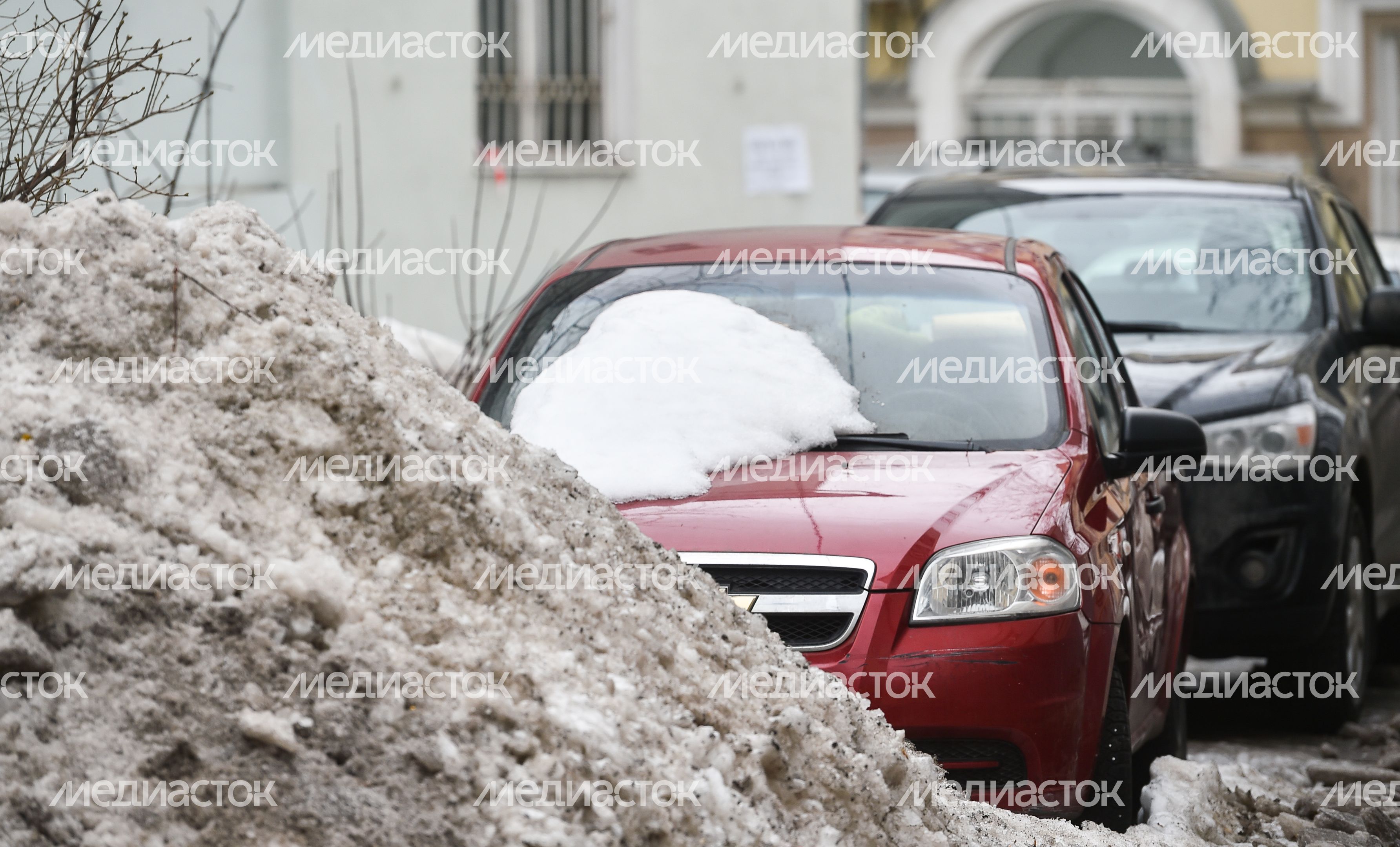 Городская жизнь в Москве в марте Городская жизнь в Москве в марте