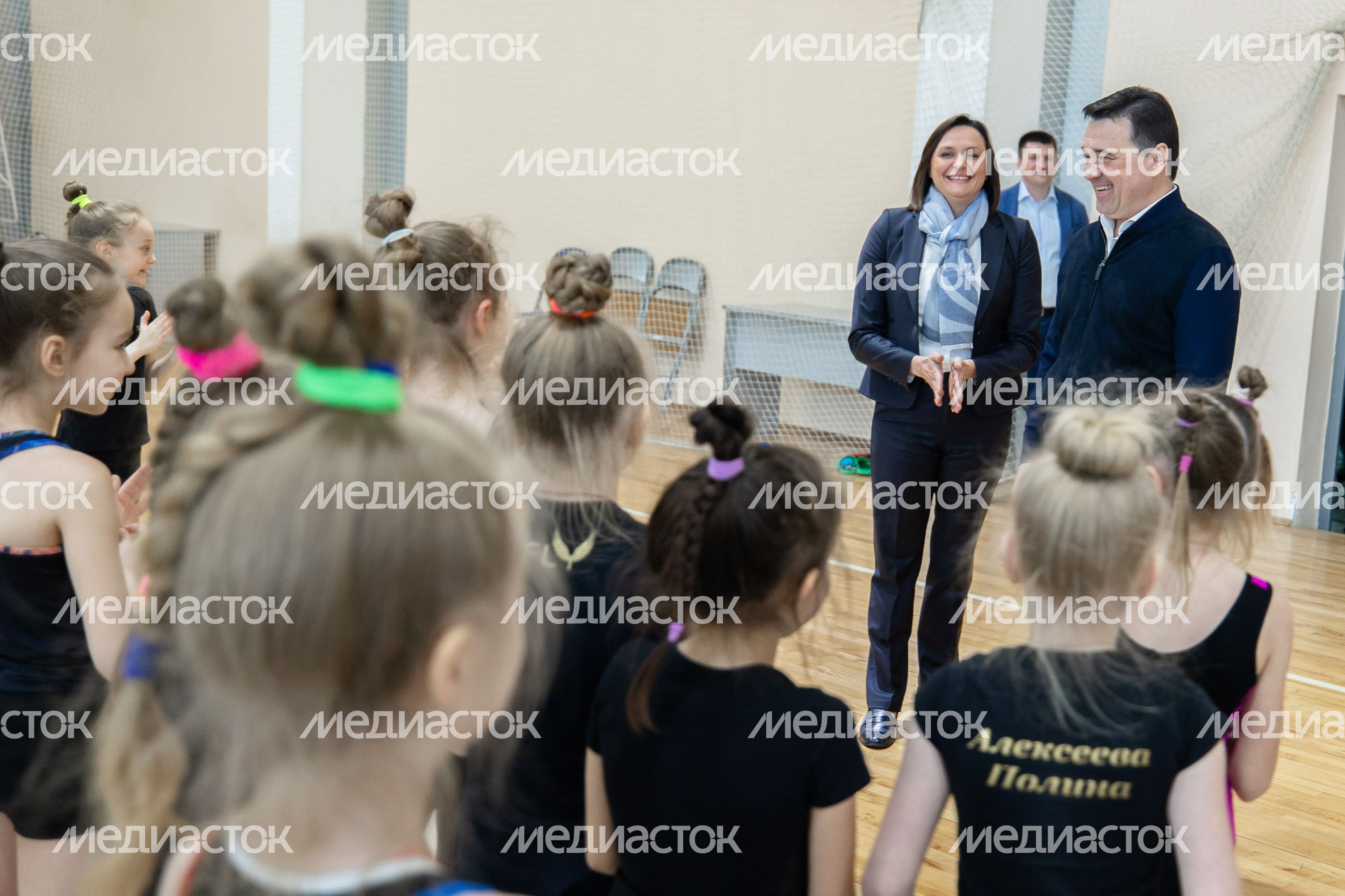 Посещение дворца спорта в Чехове Губернатором Подмосковья