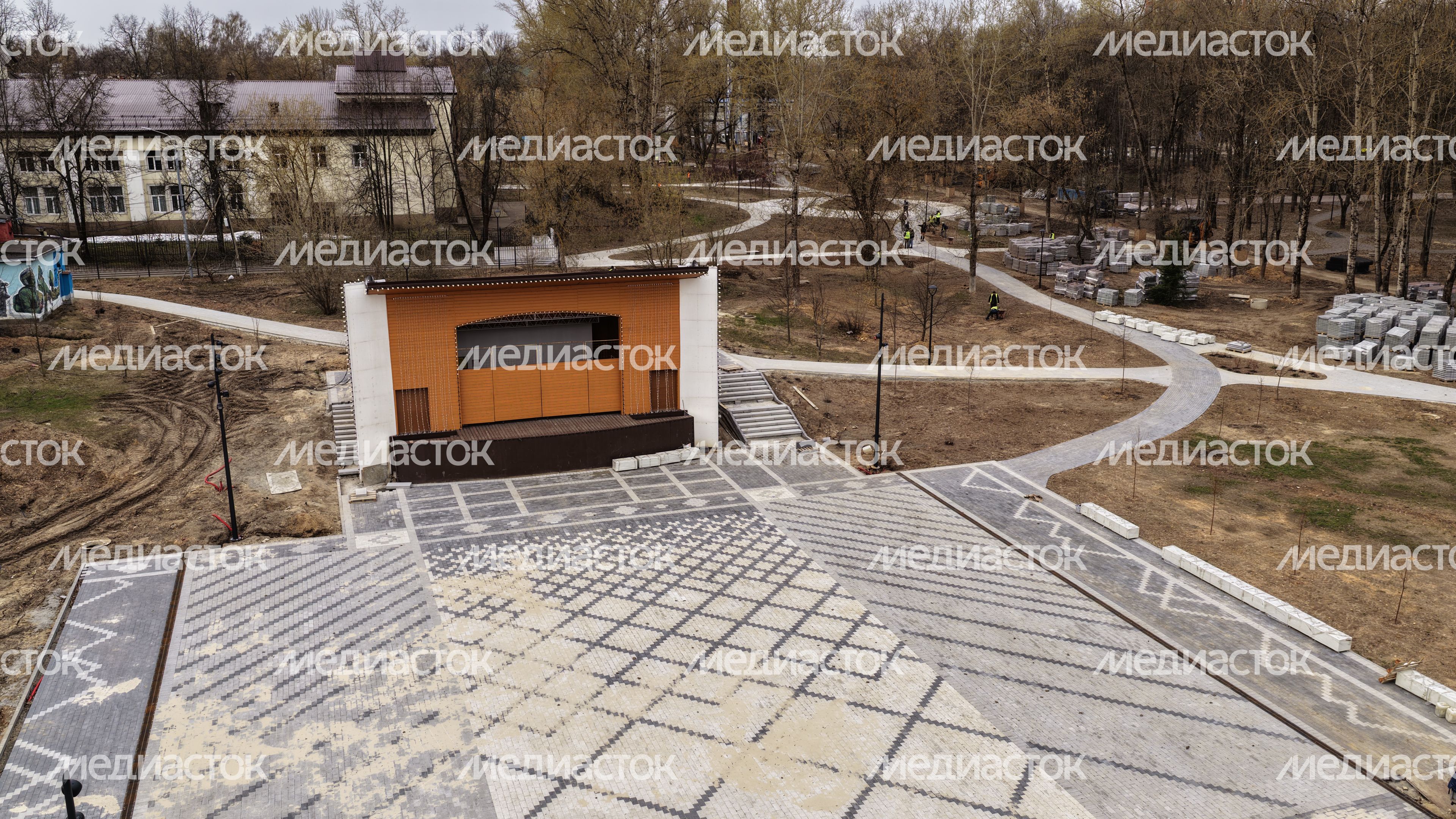 Благоустройство Центрального парка в Щелково Благоустройство Центрального парка в Щелково
