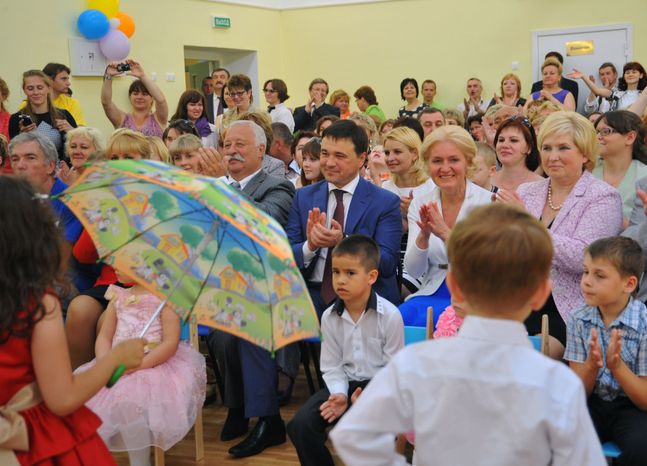 Андрей Воробьев на Дне защиты детей